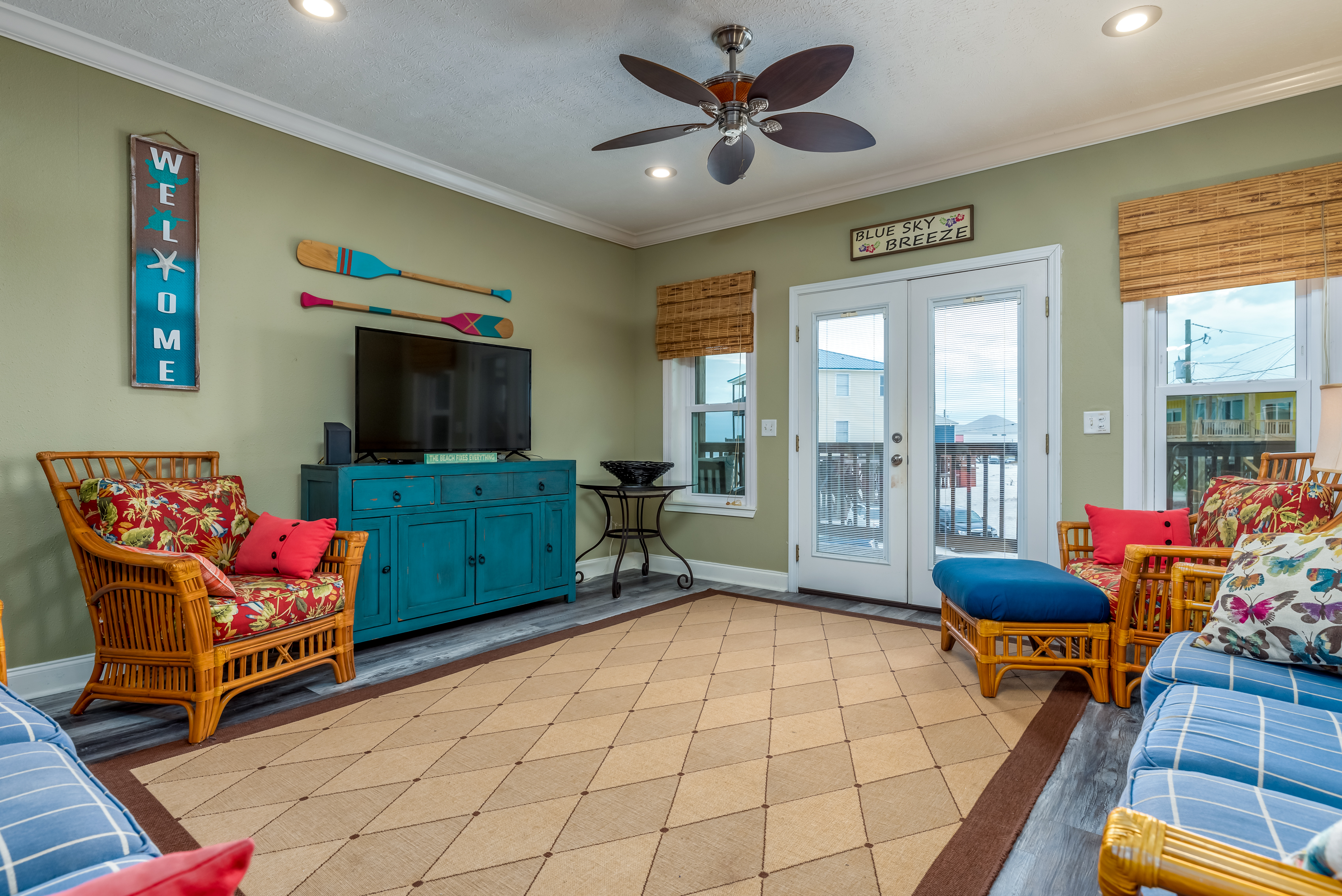 Blue Sky Breeze Living Room