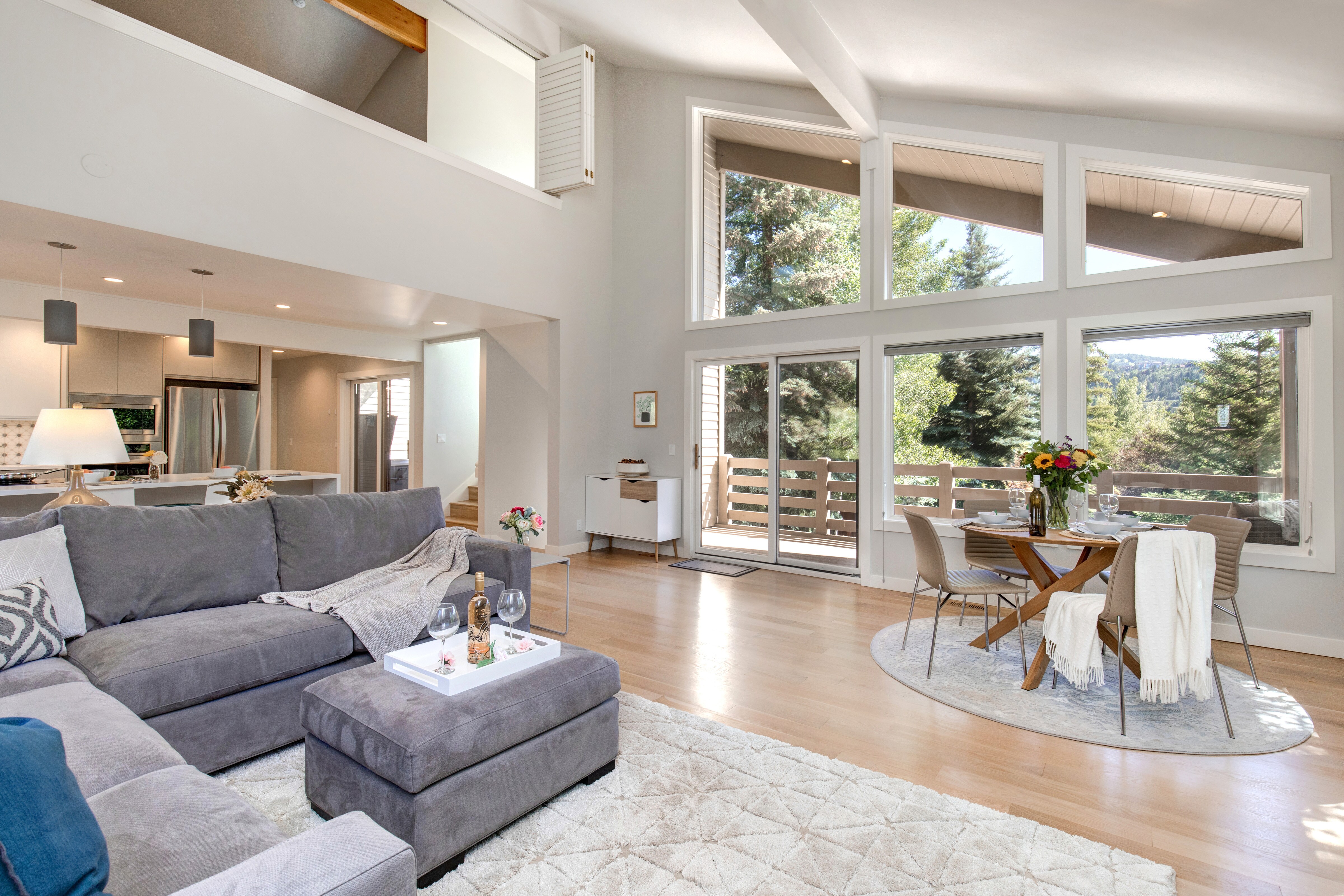 Expansive Great Room with Access to Two Decks Expansive Great Room with Access to Two Decks