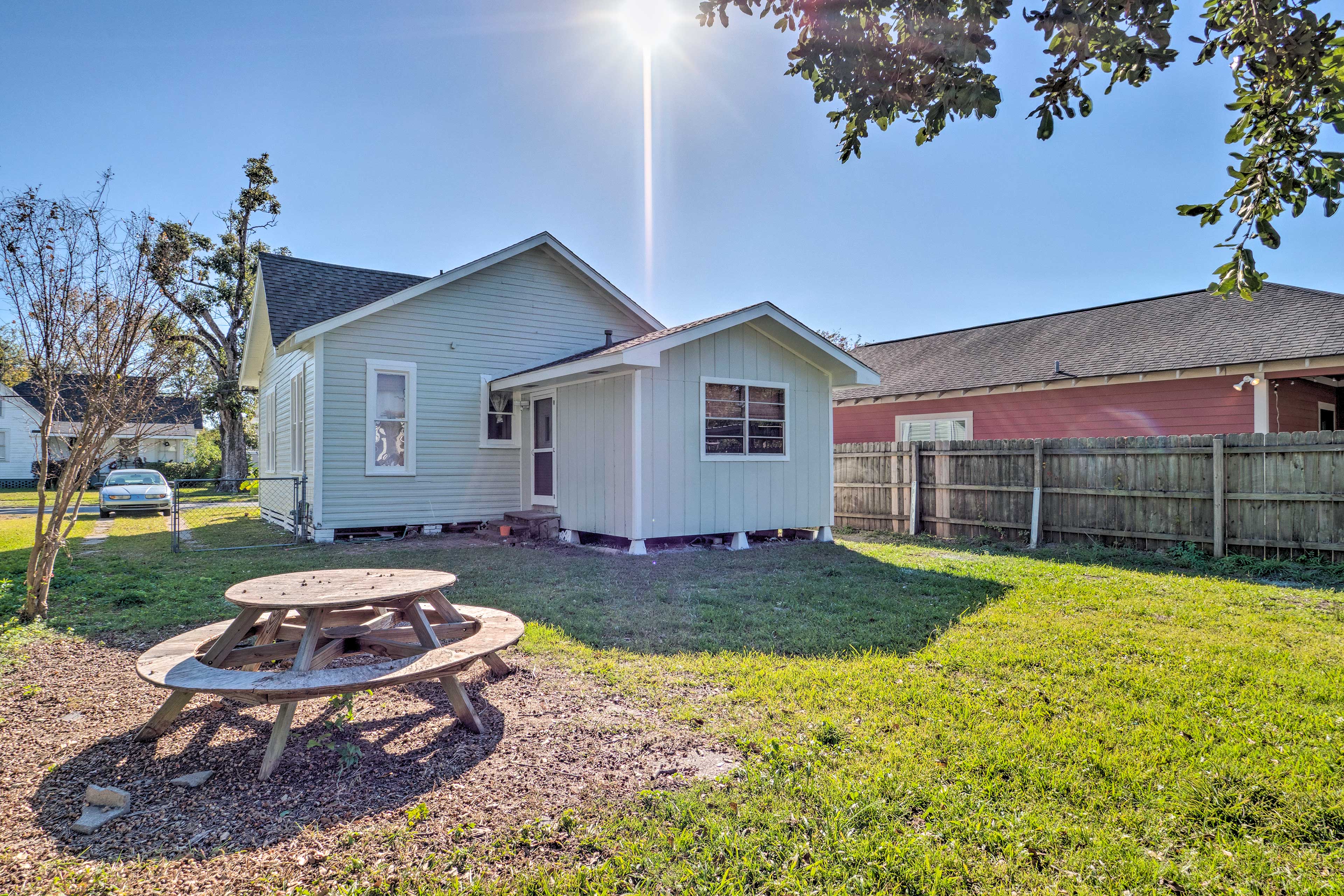 Property Image 2 - Lake Charles Cottage w/ Fireplace & Yard!