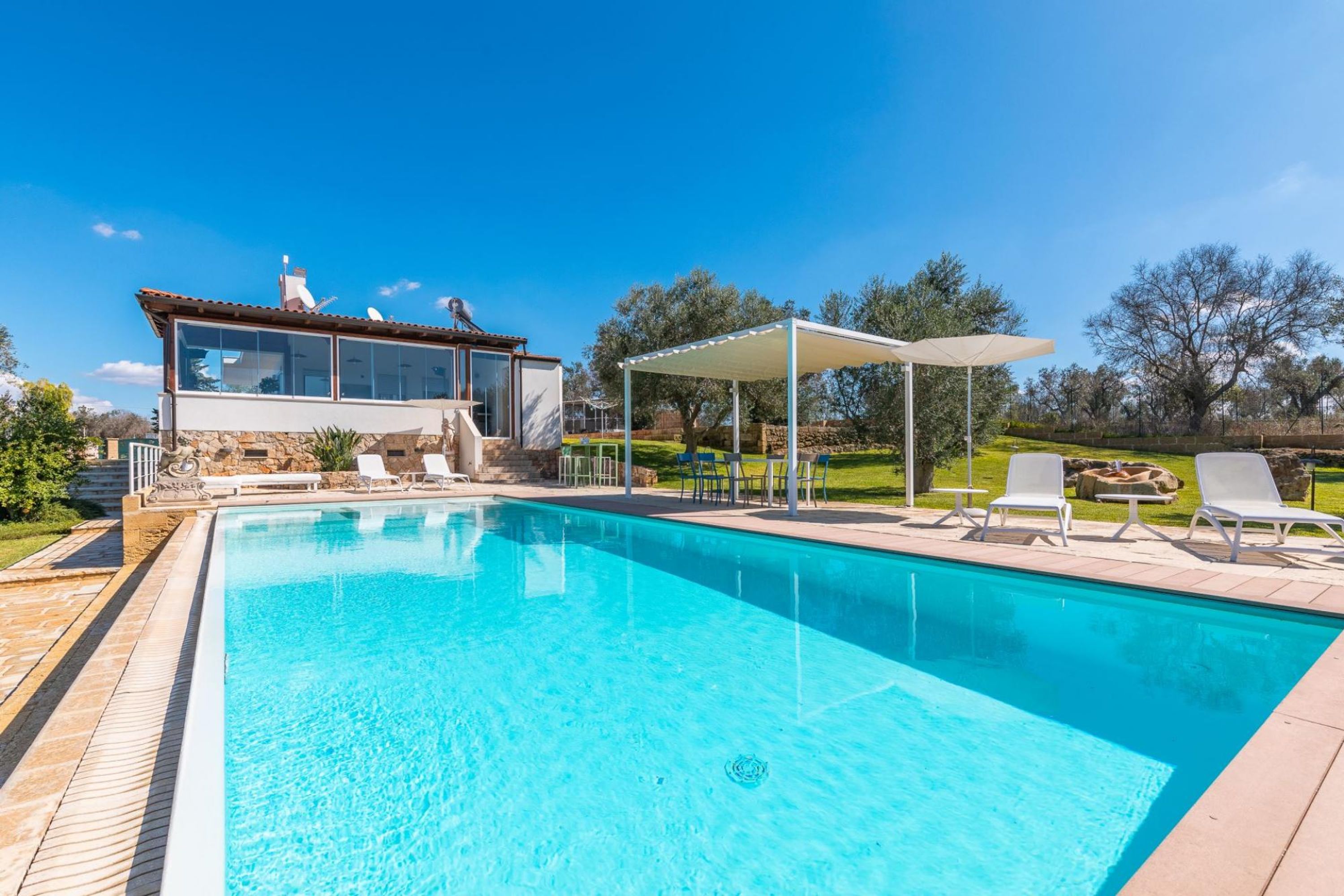 Property Image 1 - Villa with large garden and pool  in the Hinterland of Salento  located in Collepasso -Villa Micasa