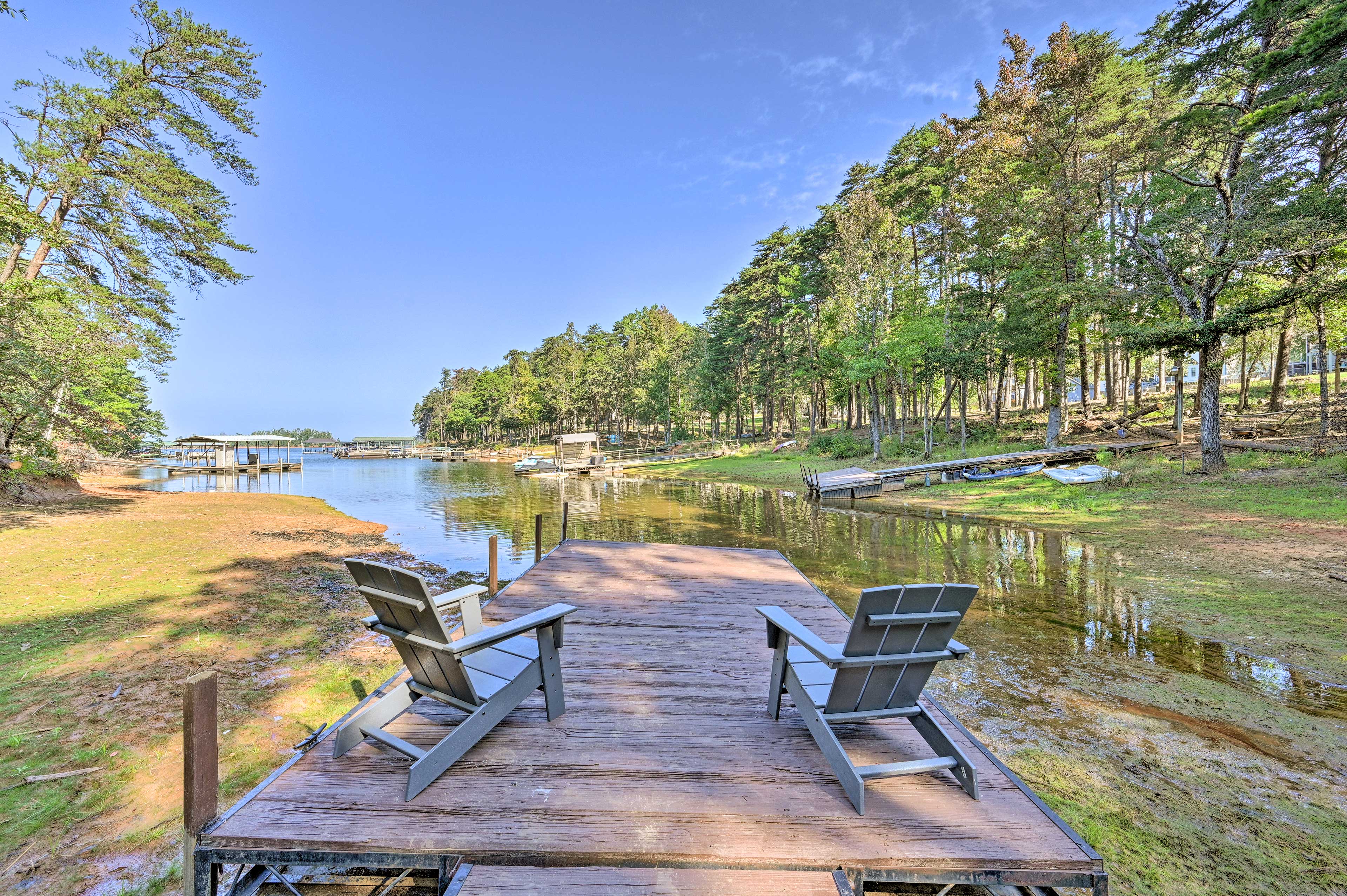Property Image 1 - Lakefront Anderson Paradise: Dock, Fire Pit!