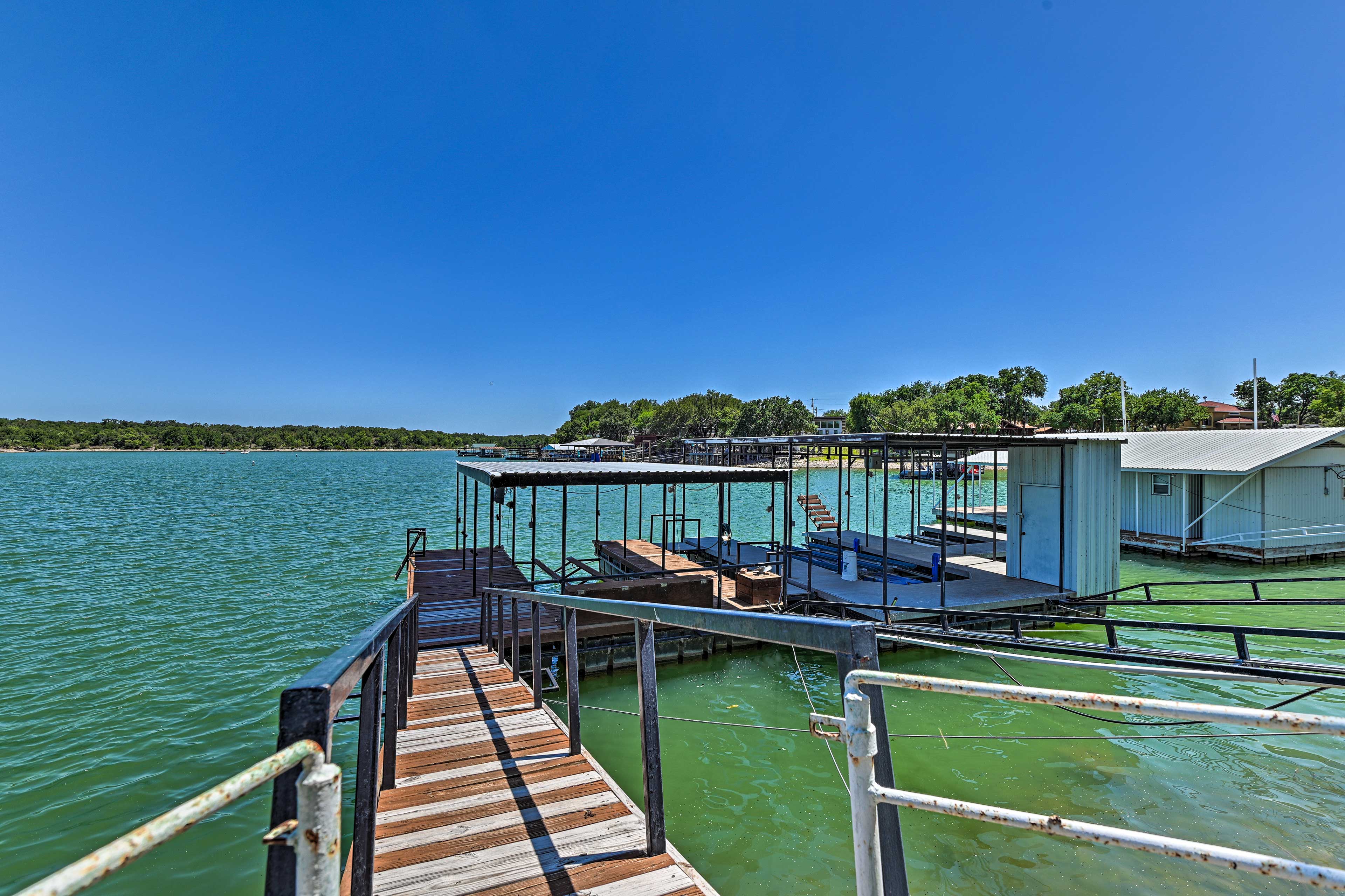 Property Image 2 - Lakefront Brownwood Home w/ Private Boat Dock