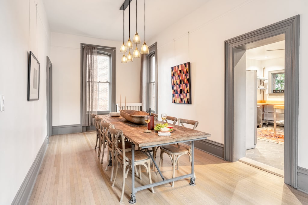 Large interior dining area for your whole group.