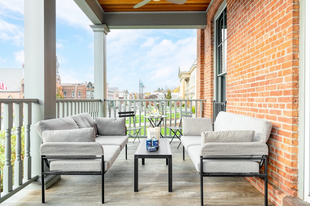 Plenty of room to enjoy the fresh air.