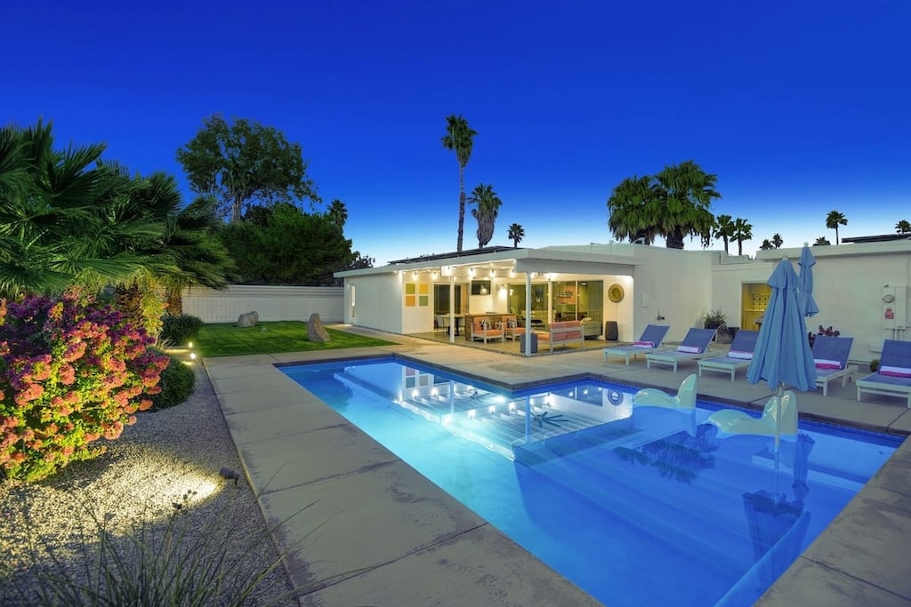 An entertainer's oasis.