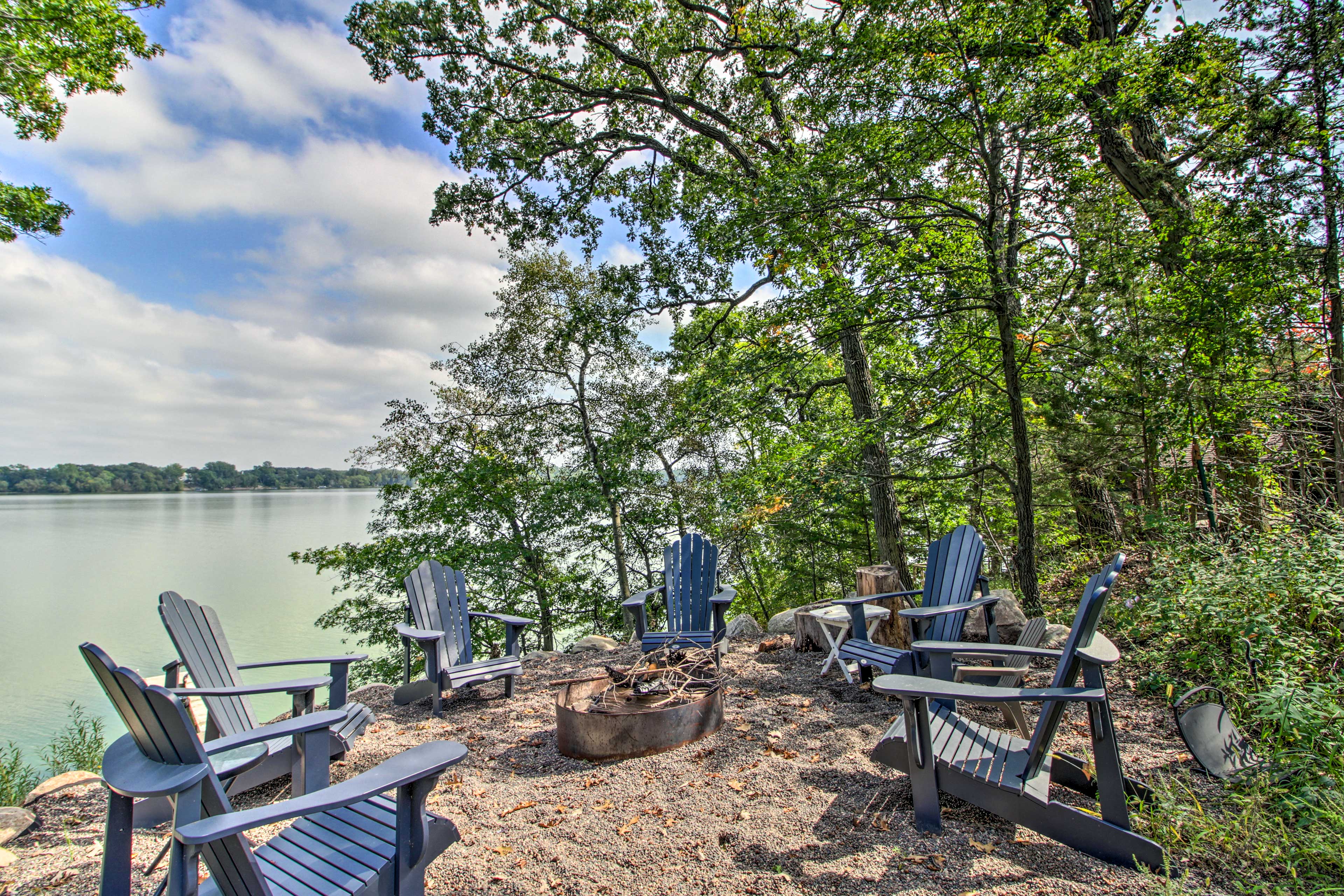 Property Image 1 - Lower Unit of Cabin: Shared Dock & Fire Pit!