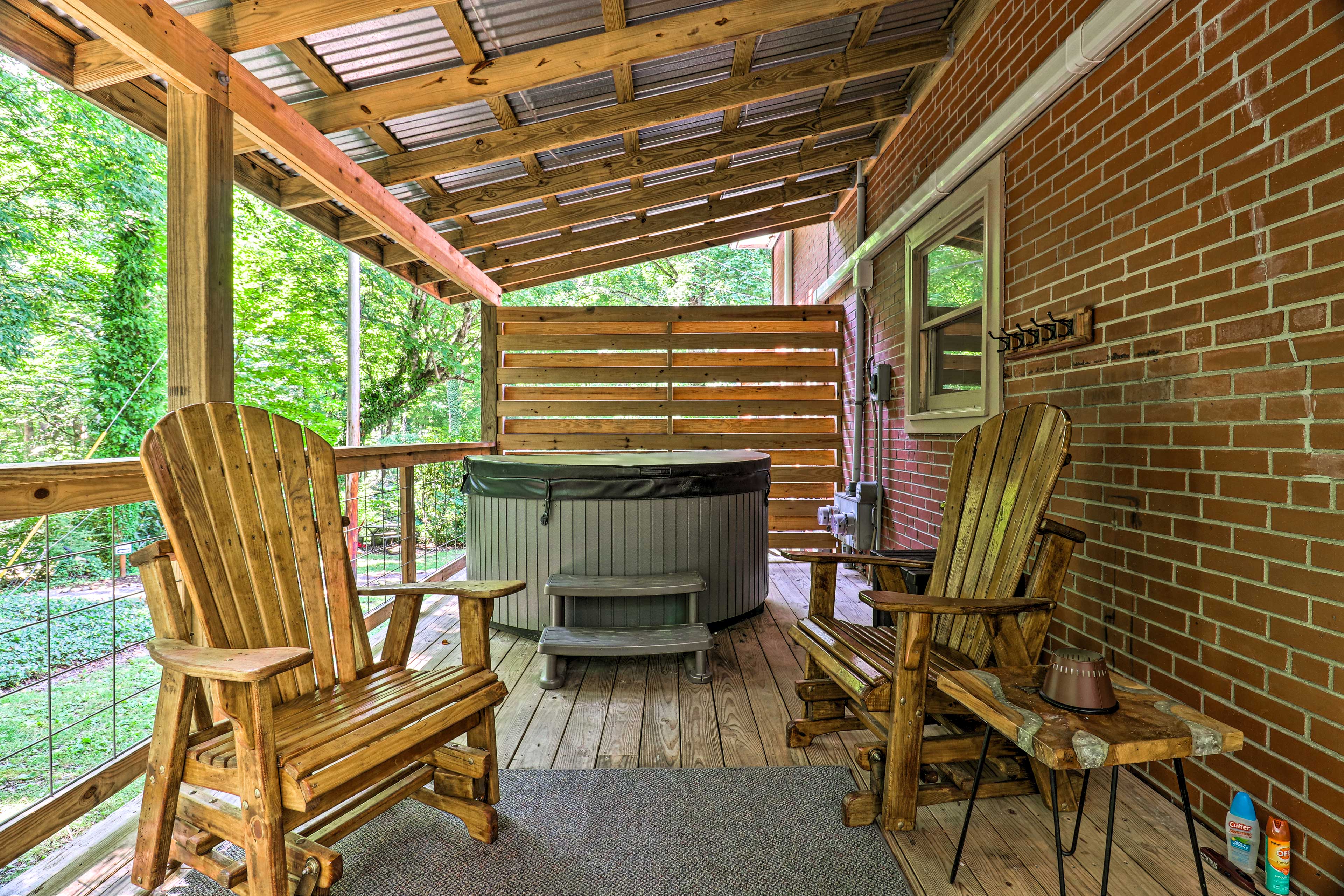 Property Image 1 - Luxury Creekside Maggie Valley Cabin w/ Deck!