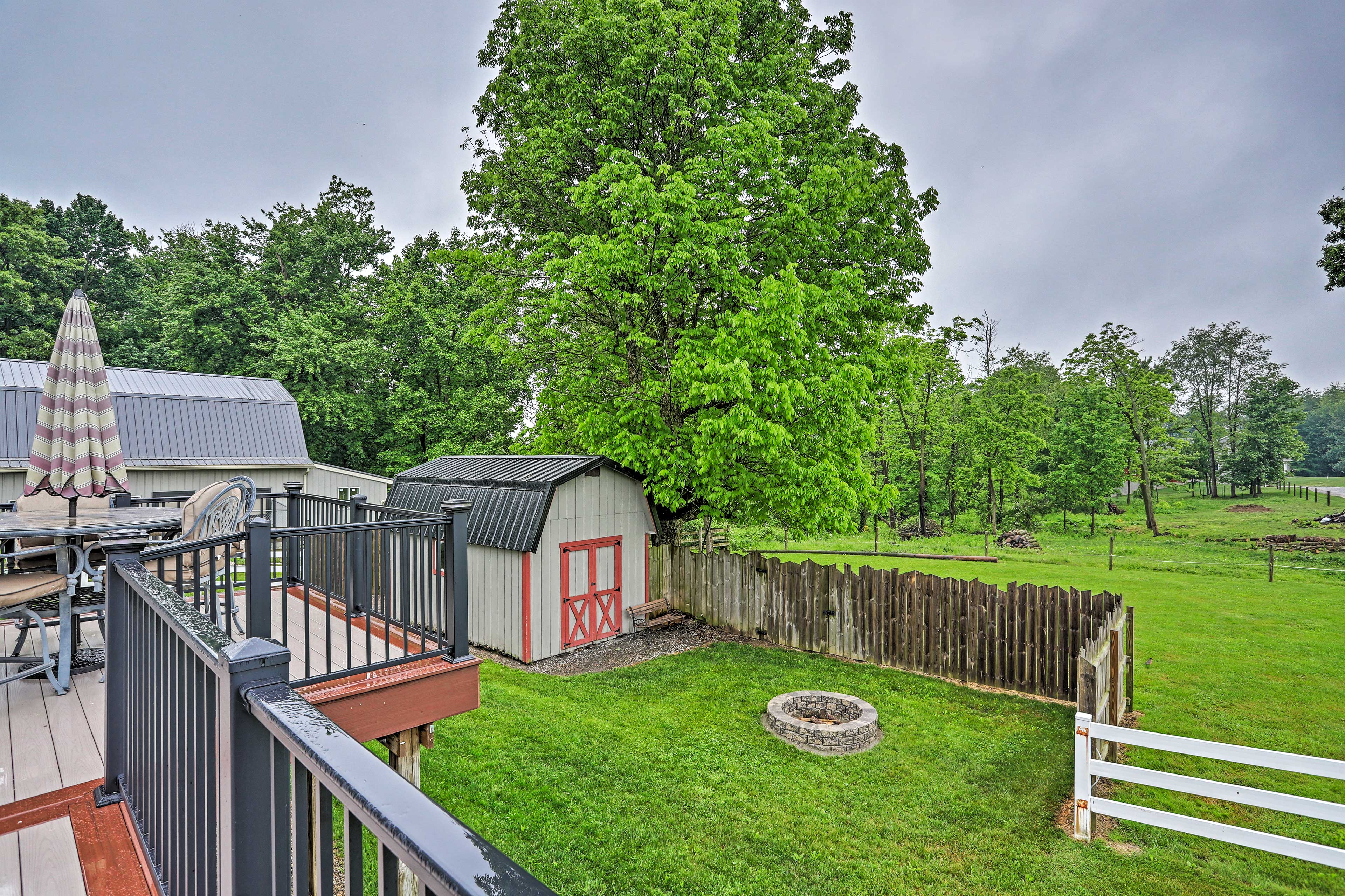 Property Image 2 - Millersburg Home w/ Covered Porch & Fire Pit!