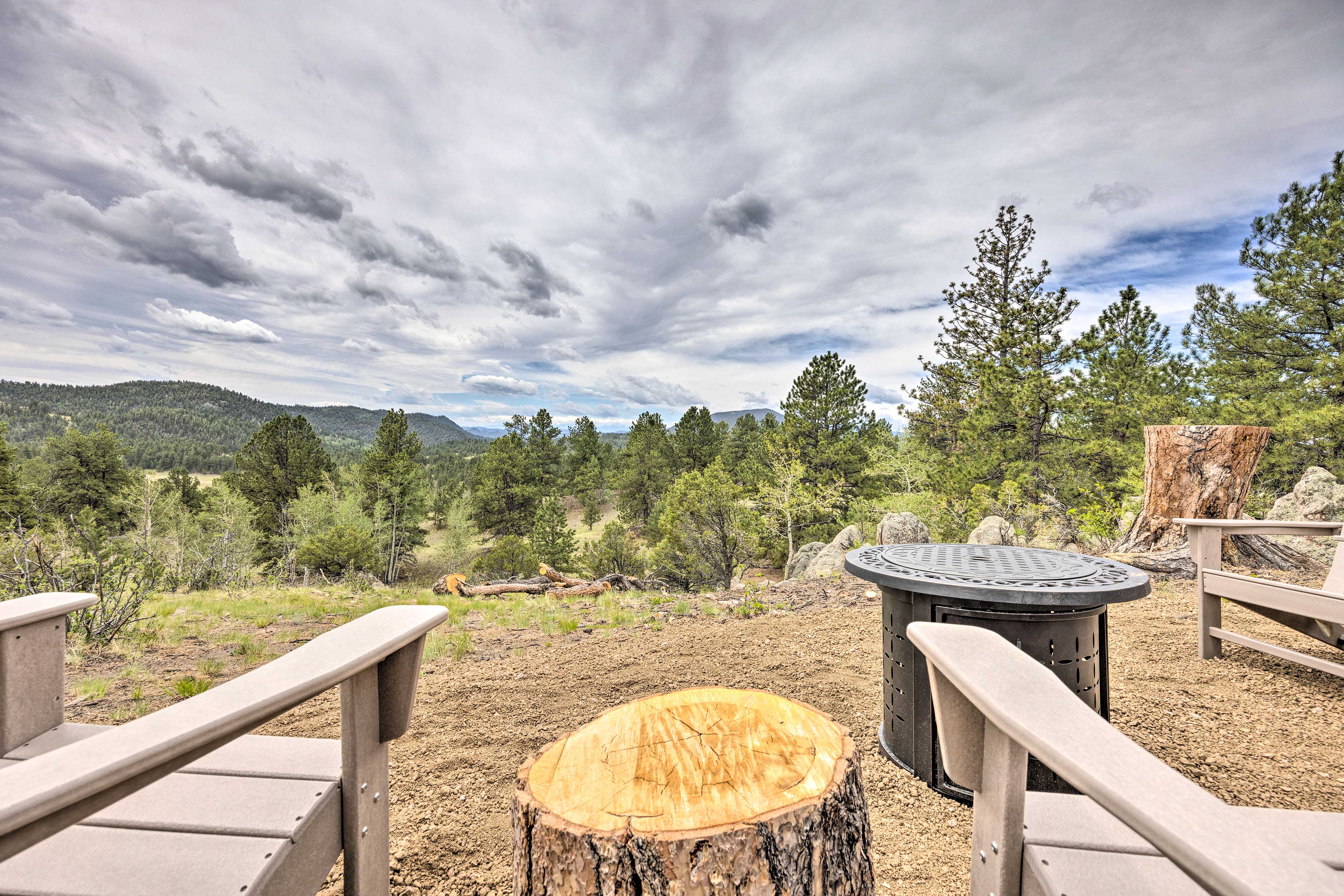 Property Image 2 - Modern Guffey A-Frame Cabin: Grill, 38 Acres!