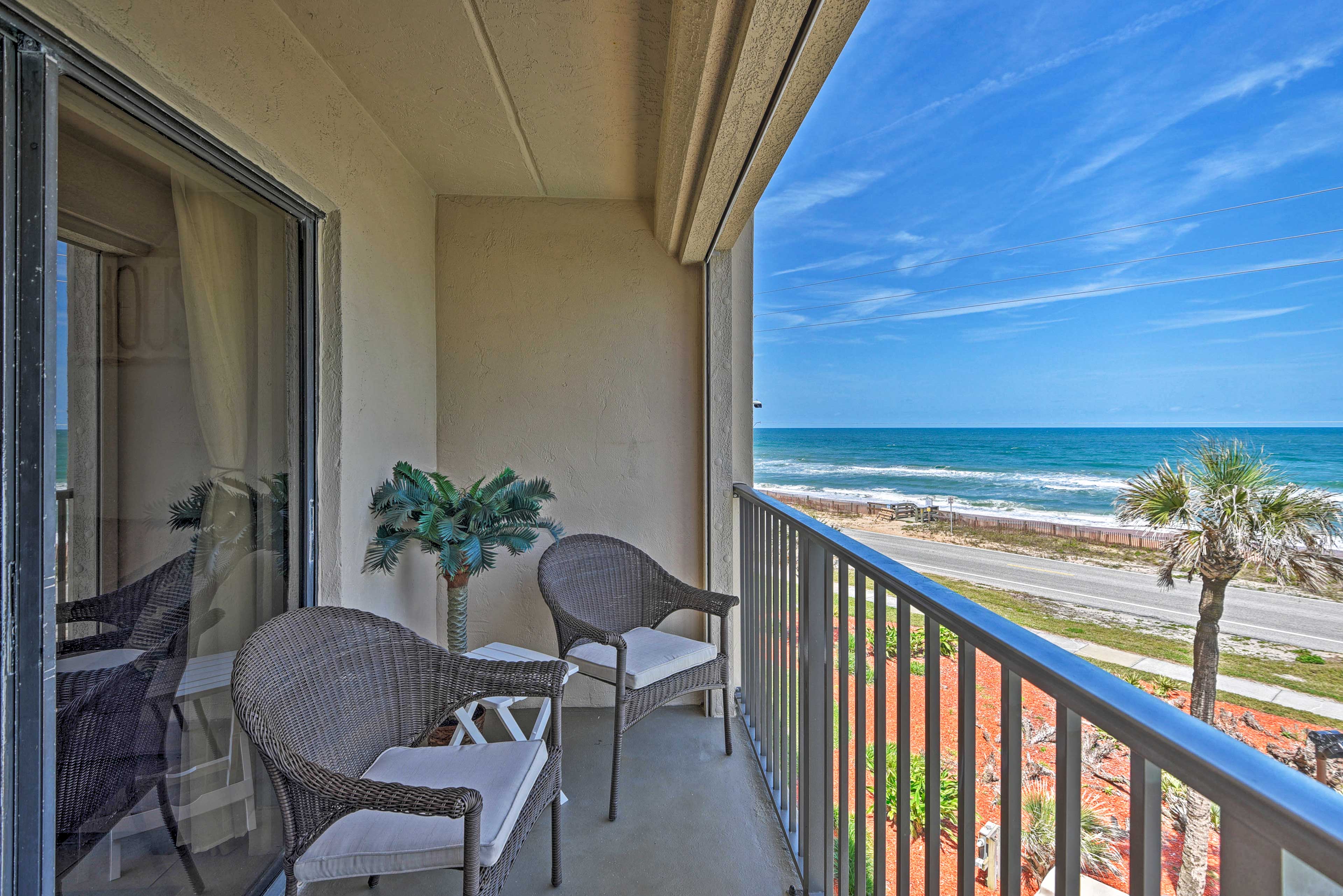 Property Image 1 - Oceanfront Ormond Beach Getaway w/ Balcony!