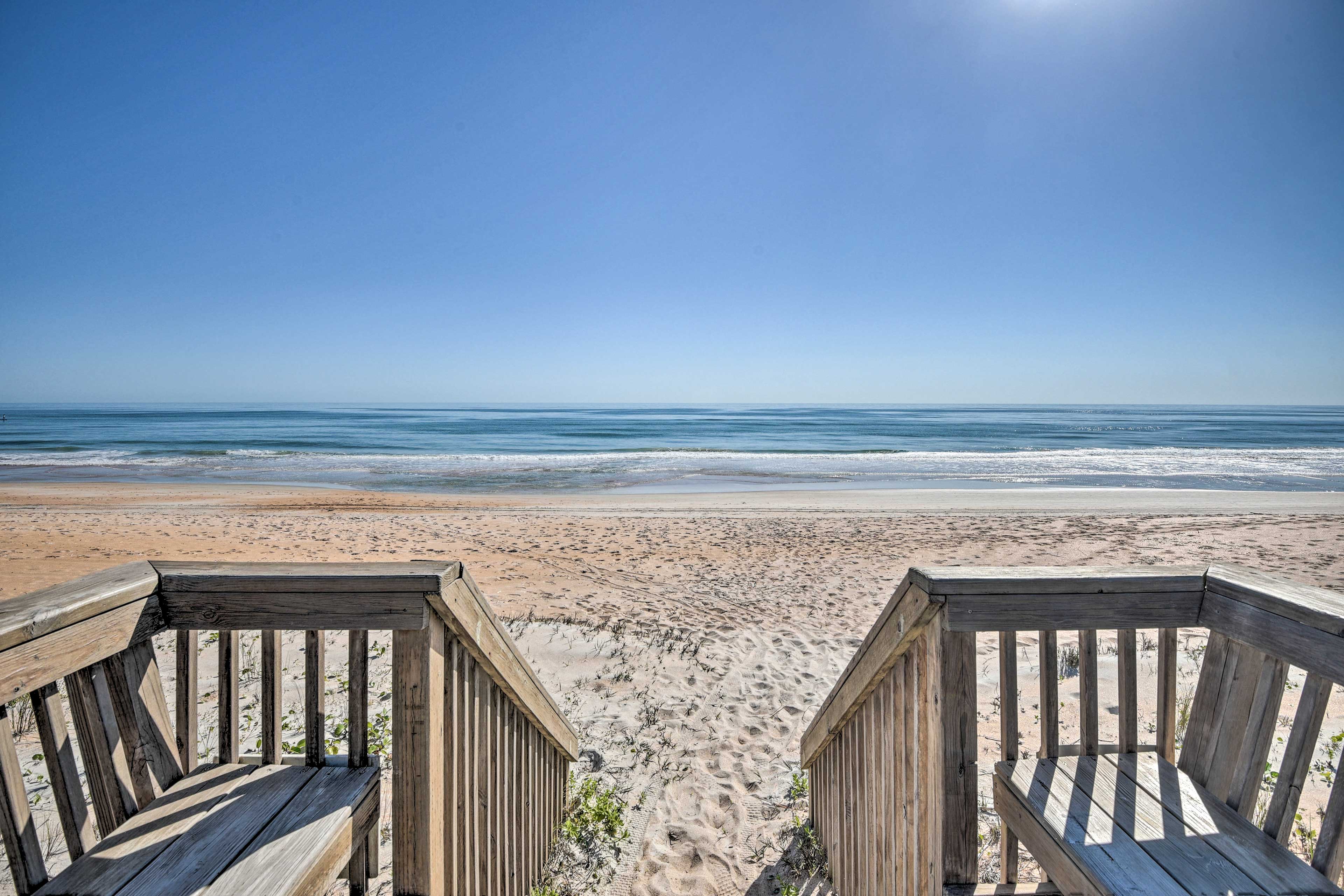 Property Image 2 - Oceanside Ormond Beach Condo, Steps to Shore!