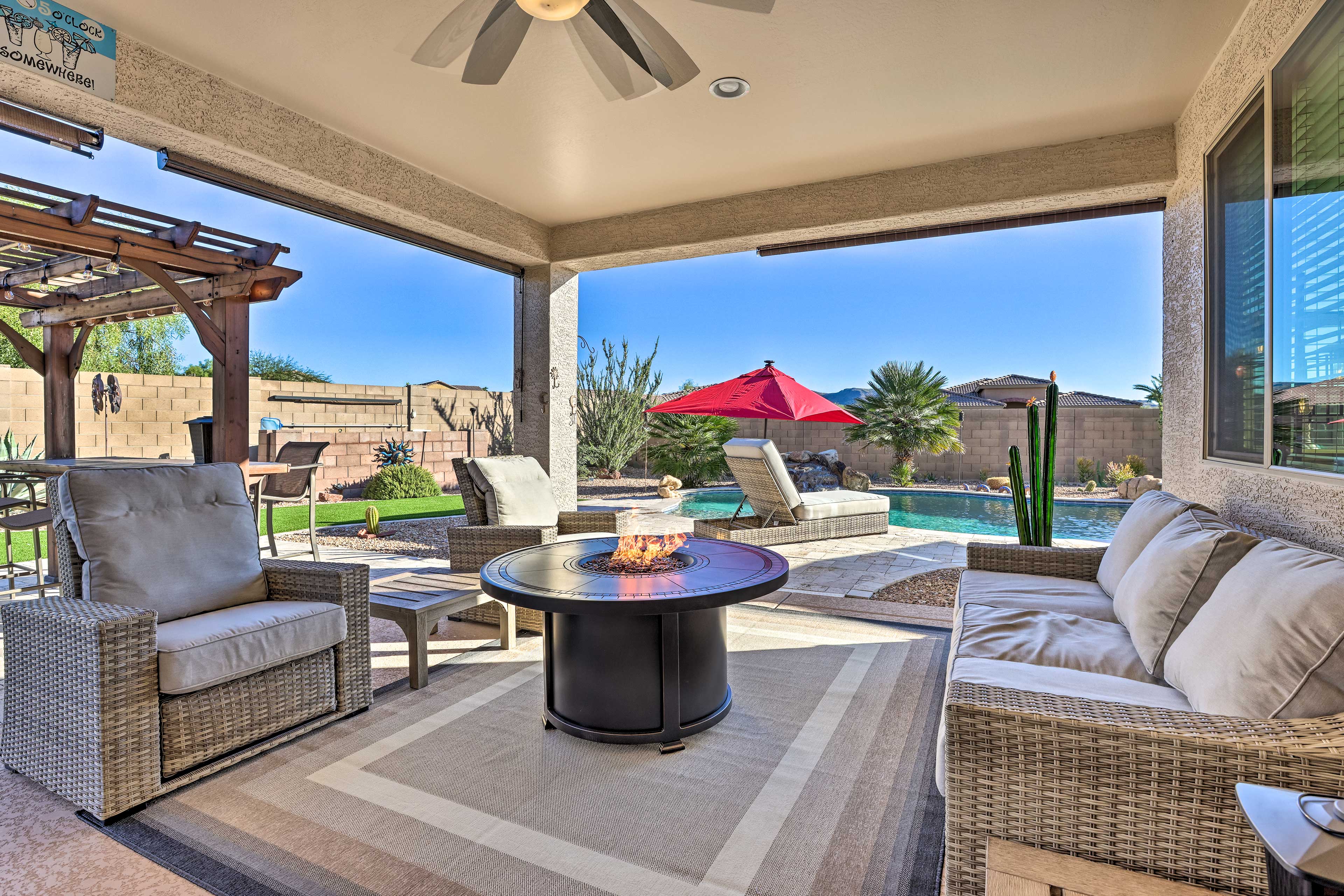 Property Image 2 - Gold Canyon Home w/ Private Pool, Grill & Fire Pit