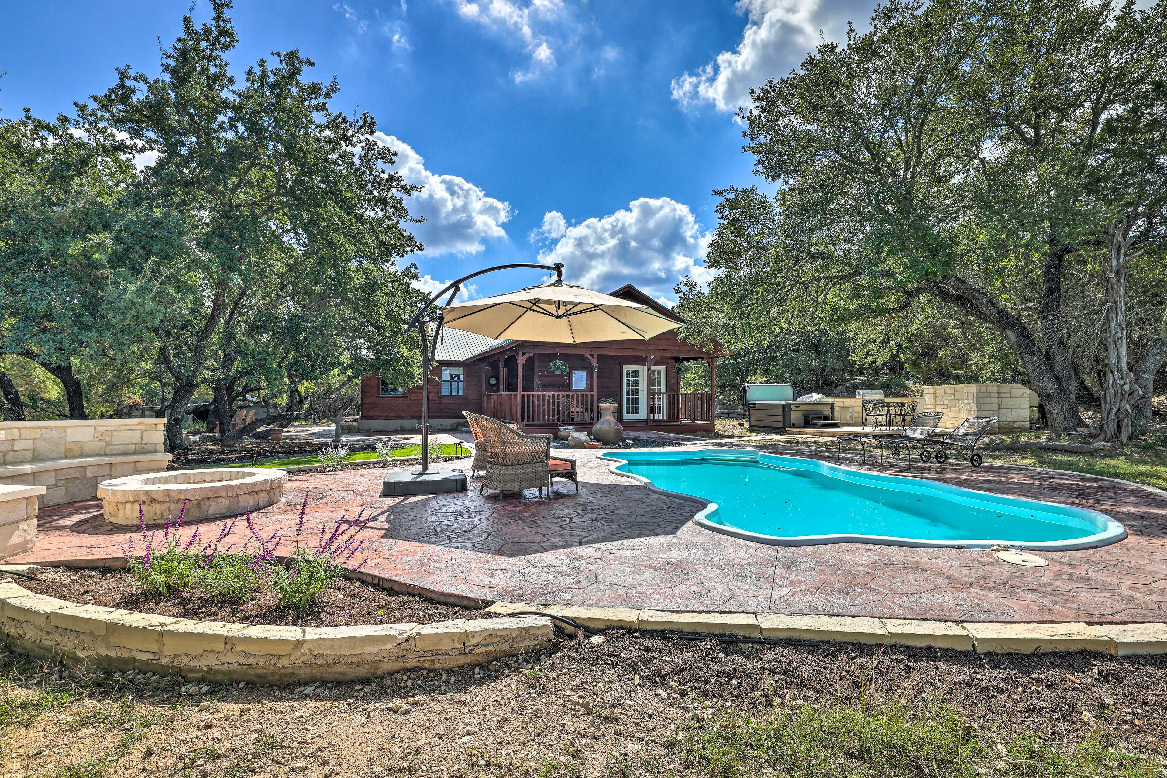 Property Image 1 - Dripping Springs Cabin with Hill Country Views!