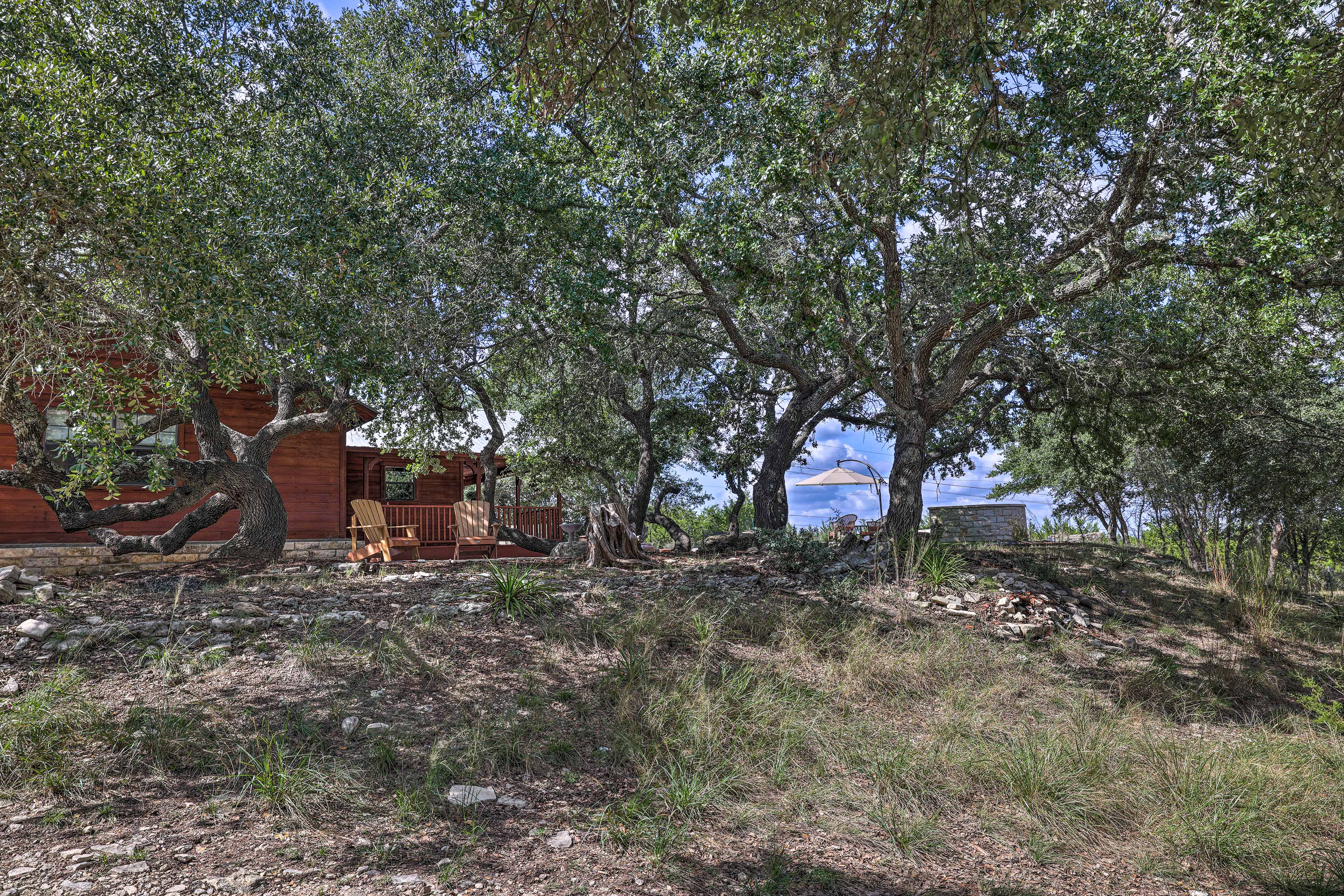 Property Image 1 - Dripping Springs Cabin w/ Pool, Hill Country Views