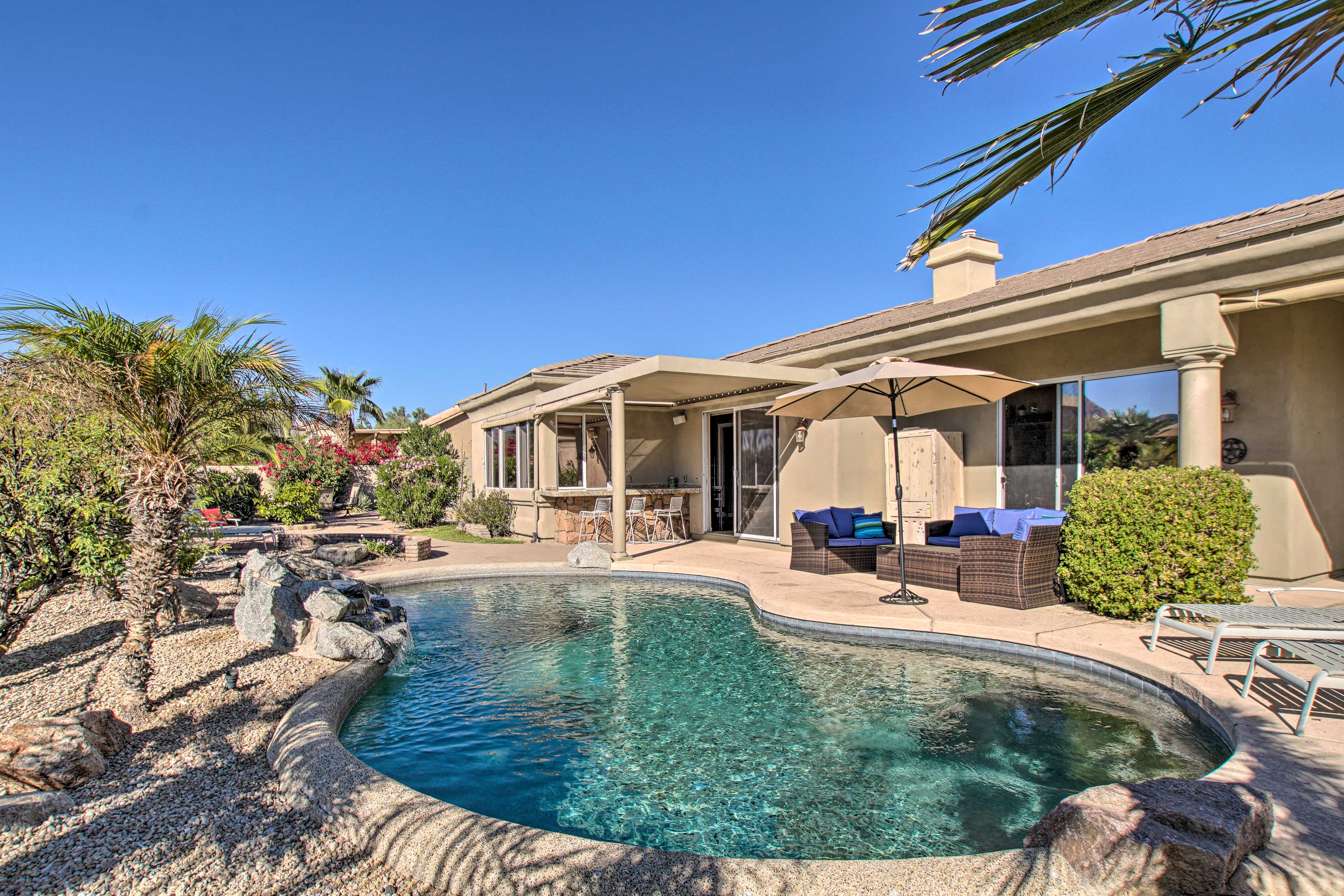 Property Image 1 - Elegant Fountain Hills Home w/ Fire Pit + Mtn View