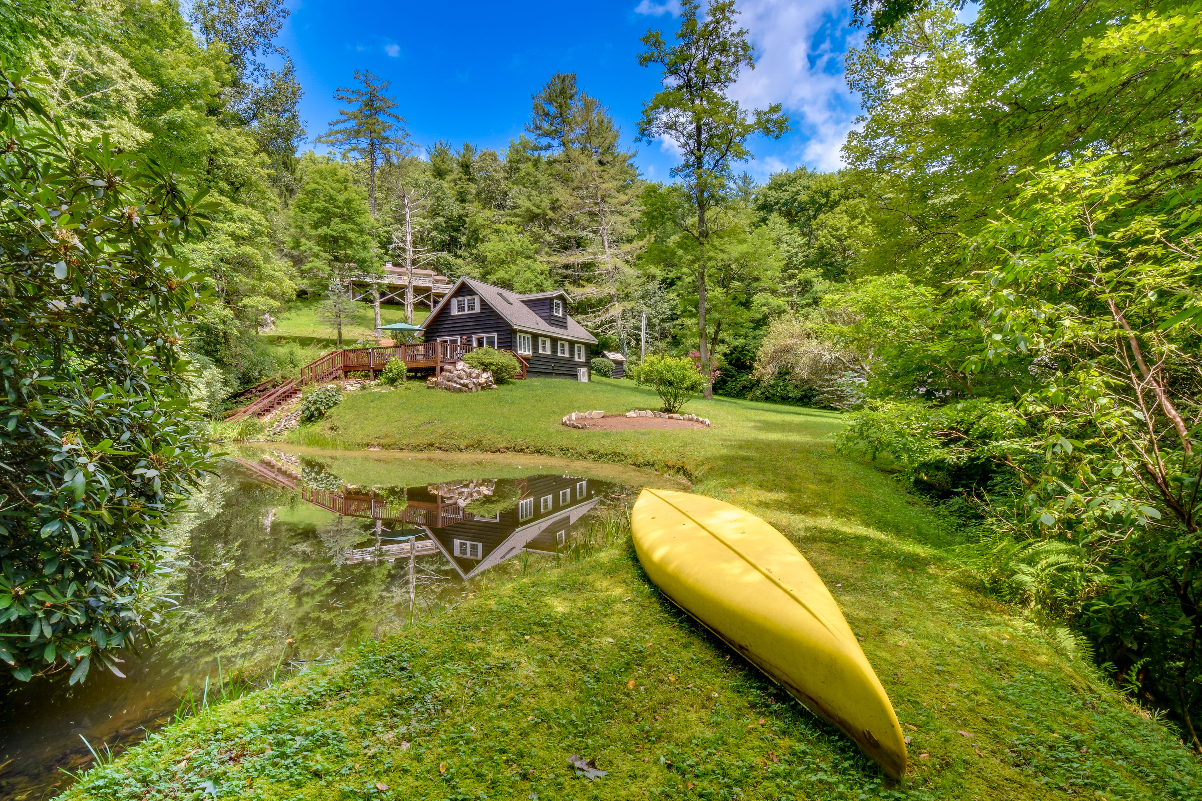 Property Image 1 - Enchanting Highlands Cottage with Pond & Falls!