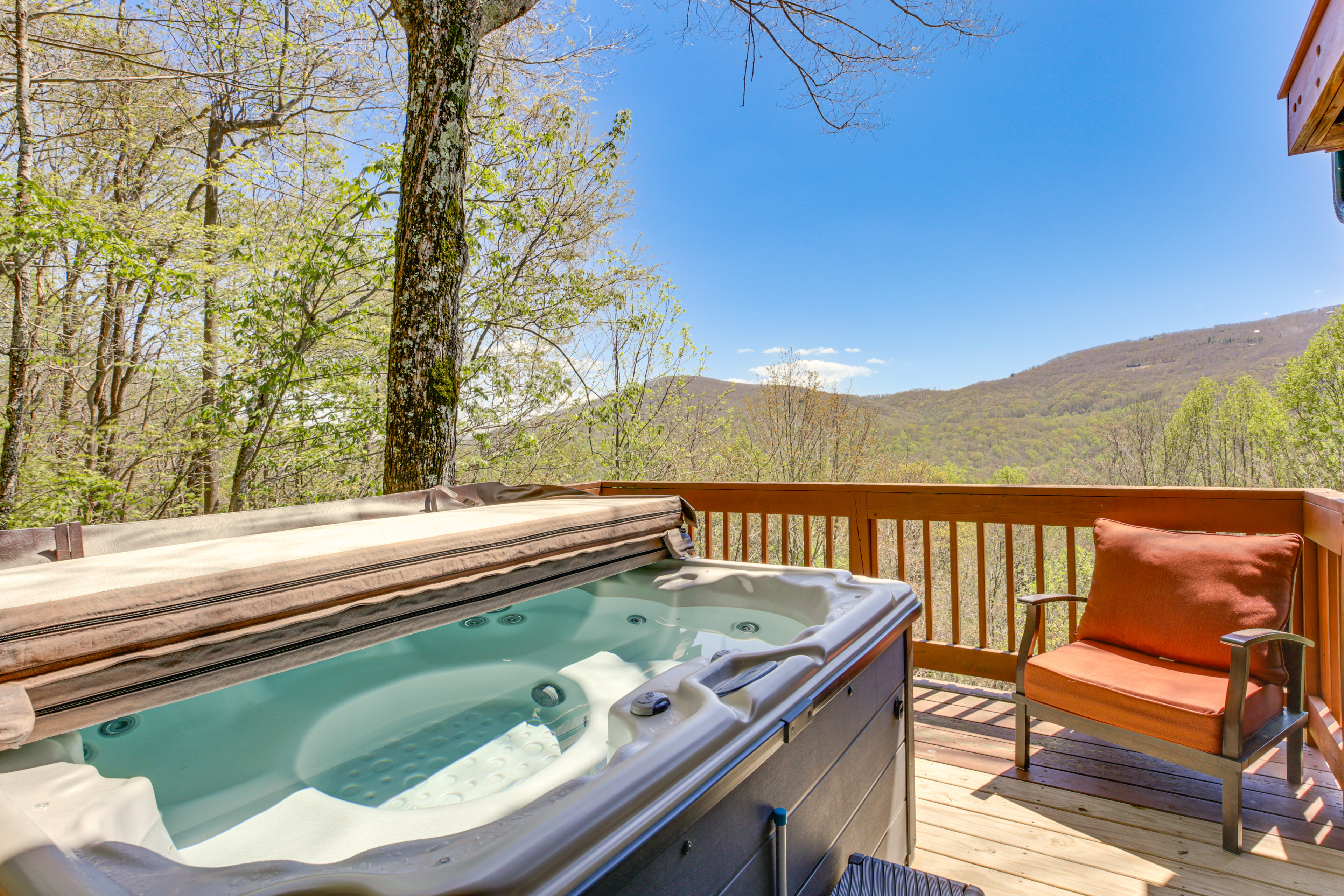 Property Image 2 - Family Cabin w/ Private Hot Tub & Views in Boone!