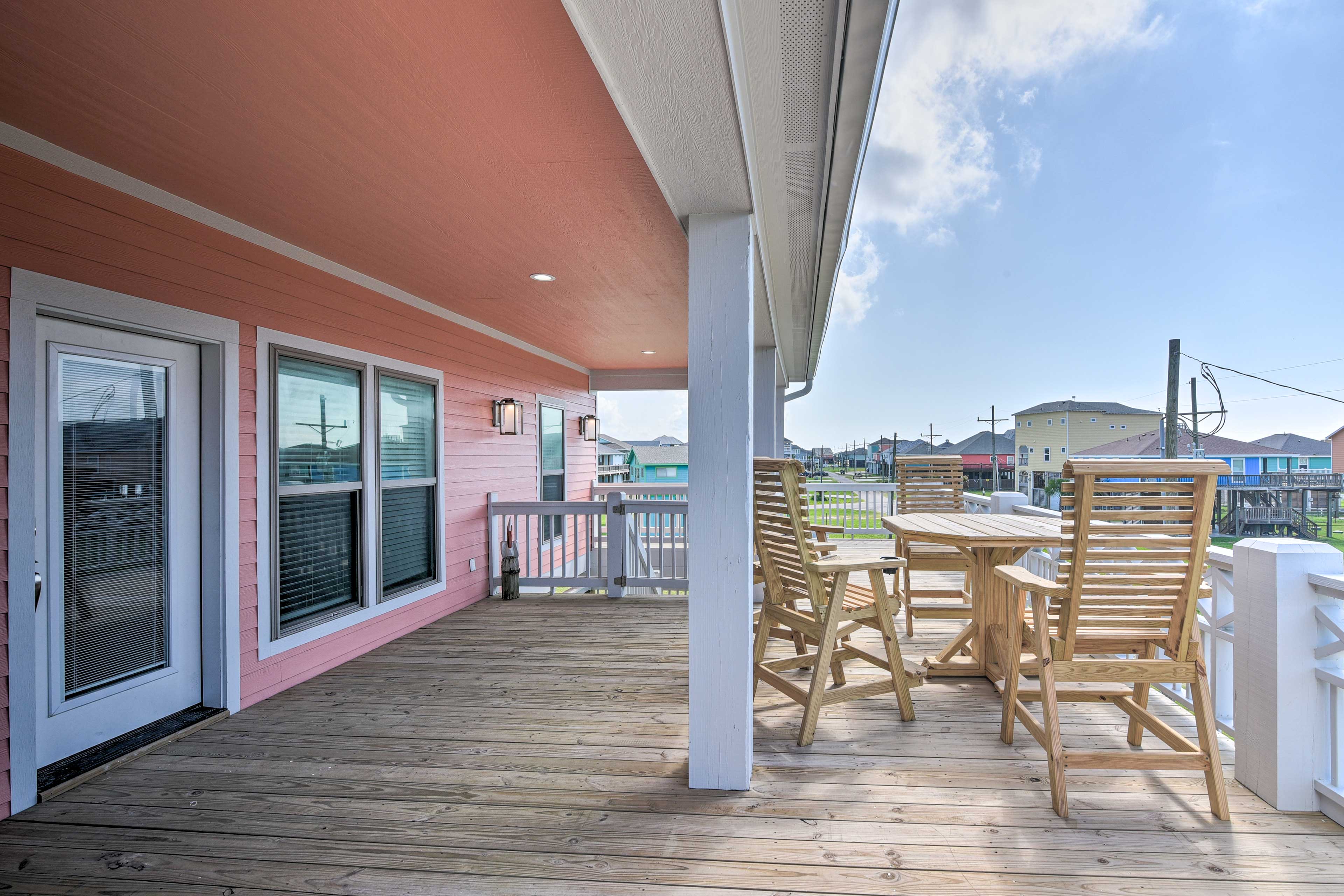 Property Image 2 - Ocean-View Crystal Beach Home w/ Wraparound Deck