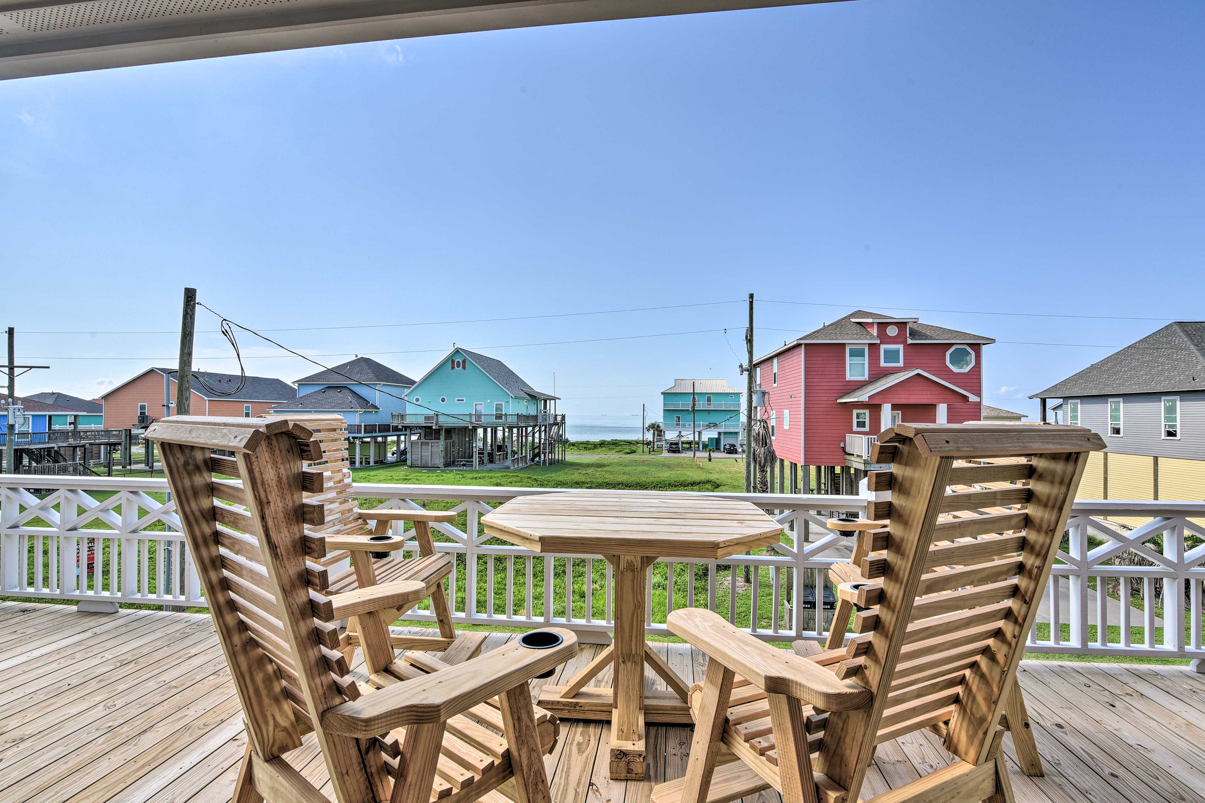 Property Image 1 - Ocean-View Crystal Beach Home w/ Wraparound Deck