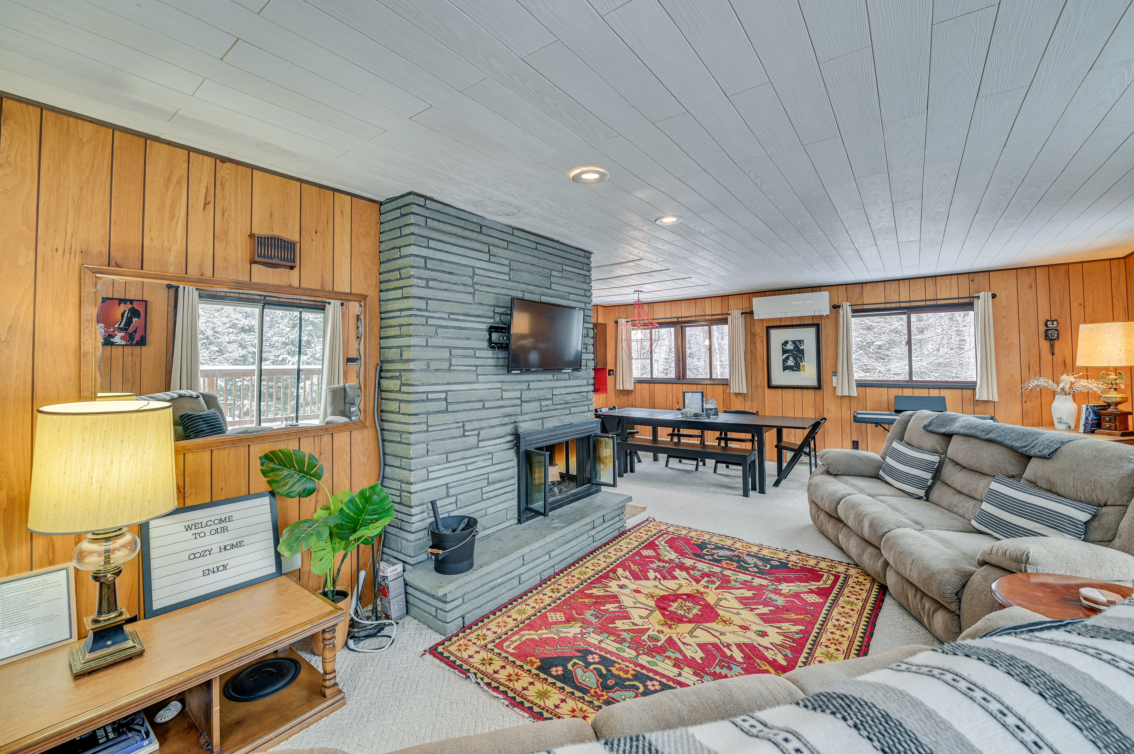 Property Image 2 - Fresh & Retro Chalet: Fire Pit, 4 Min to Gore Mtn