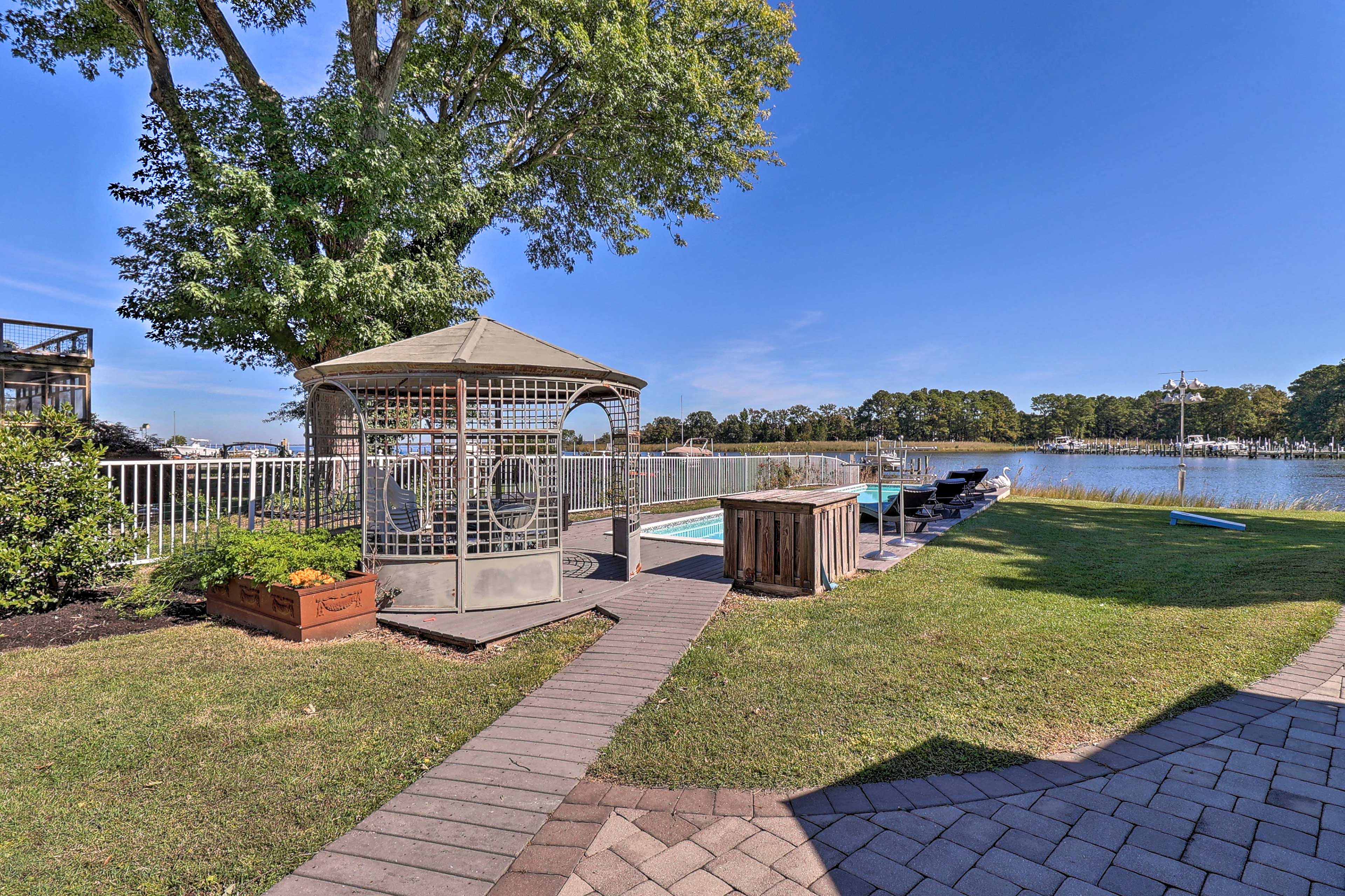 Grasonville Home w/ Private Pool on the Water