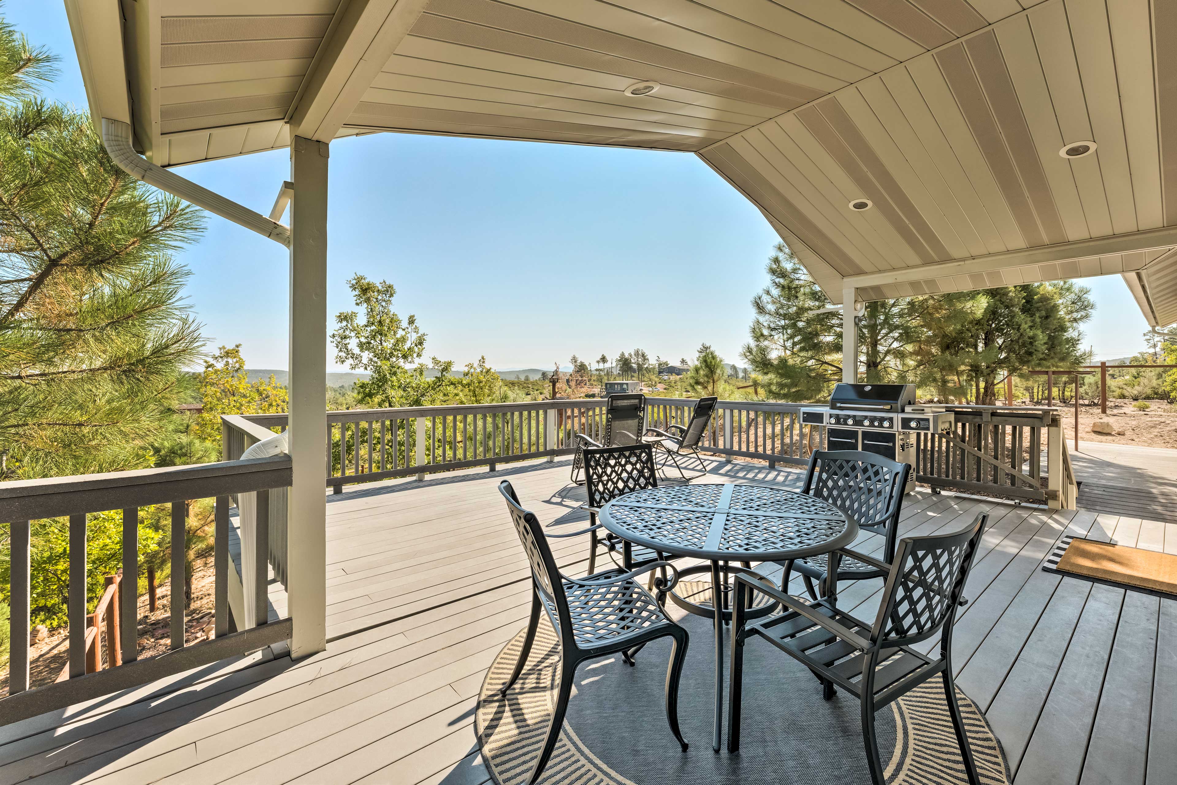 Property Image 2 - Hilltop Haven: Deck, Grill & National Forest View!