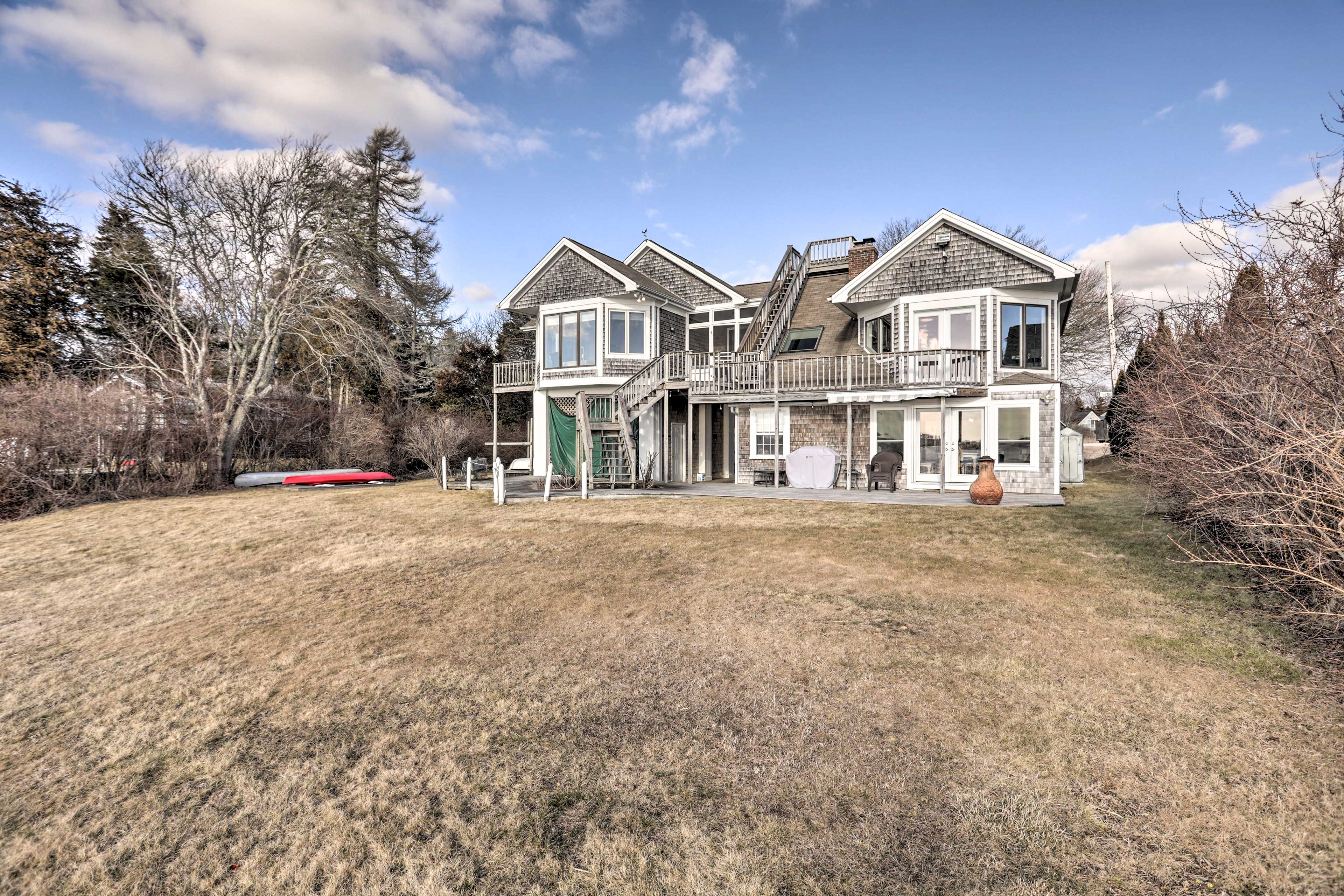 Property Image 2 - Kayaks, Deck & Pond Access: Rhode Island Retreat!