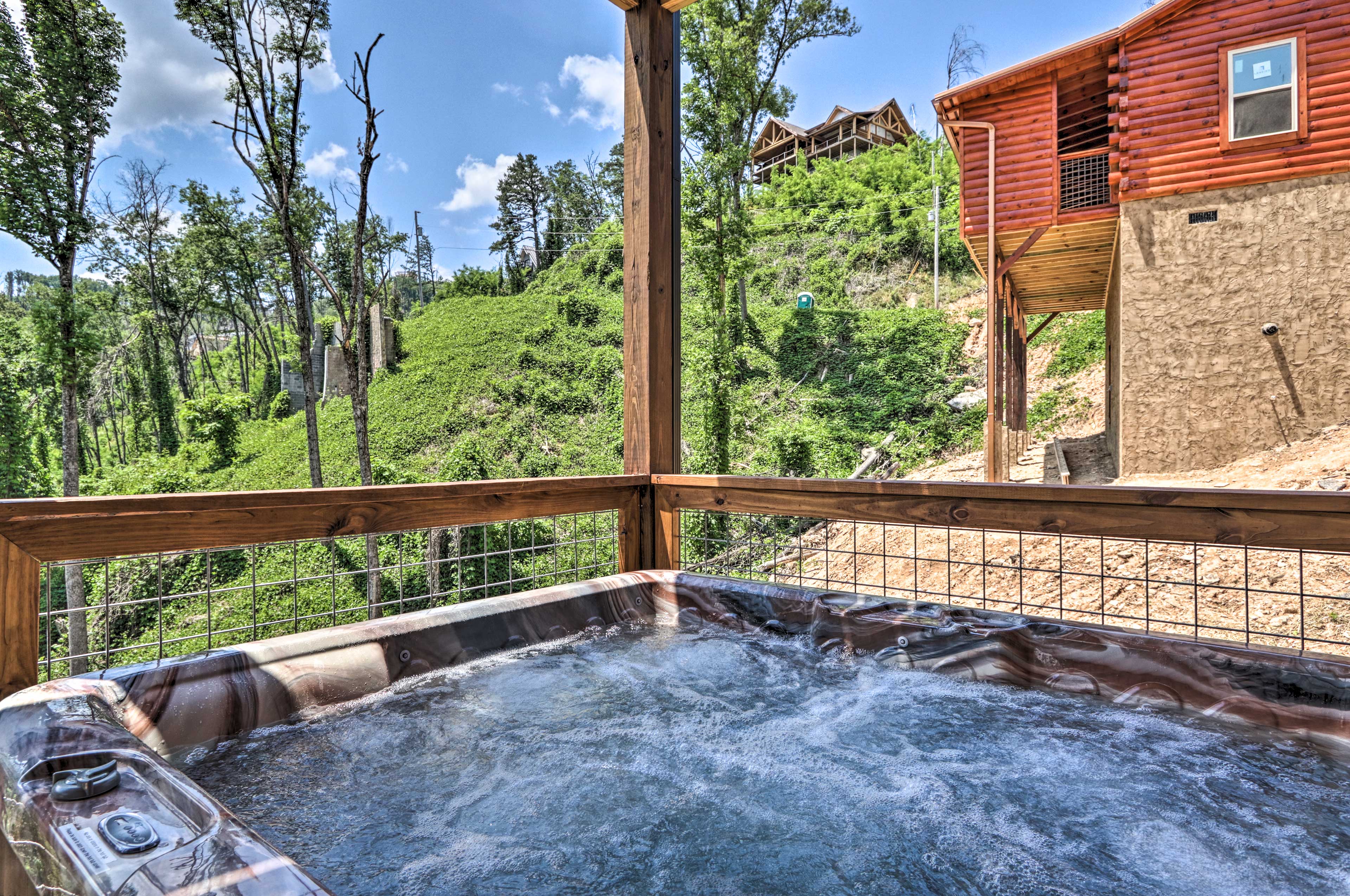 Property Image 2 - Modern Cabin w/ Hot Tub & Game Room in Gatlinburg!