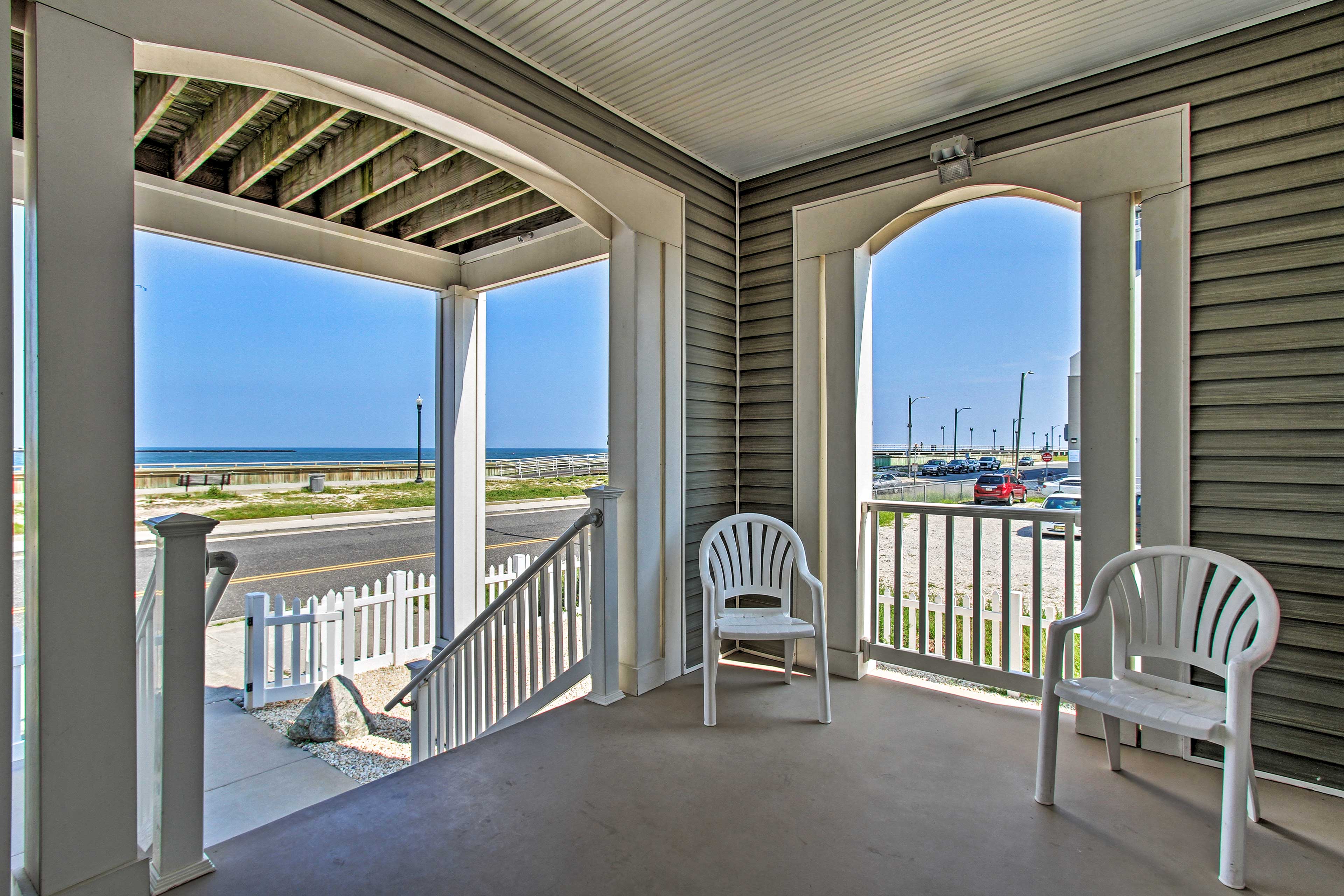 Idyllic Oceanfront Home on Atlantic City Boardwalk