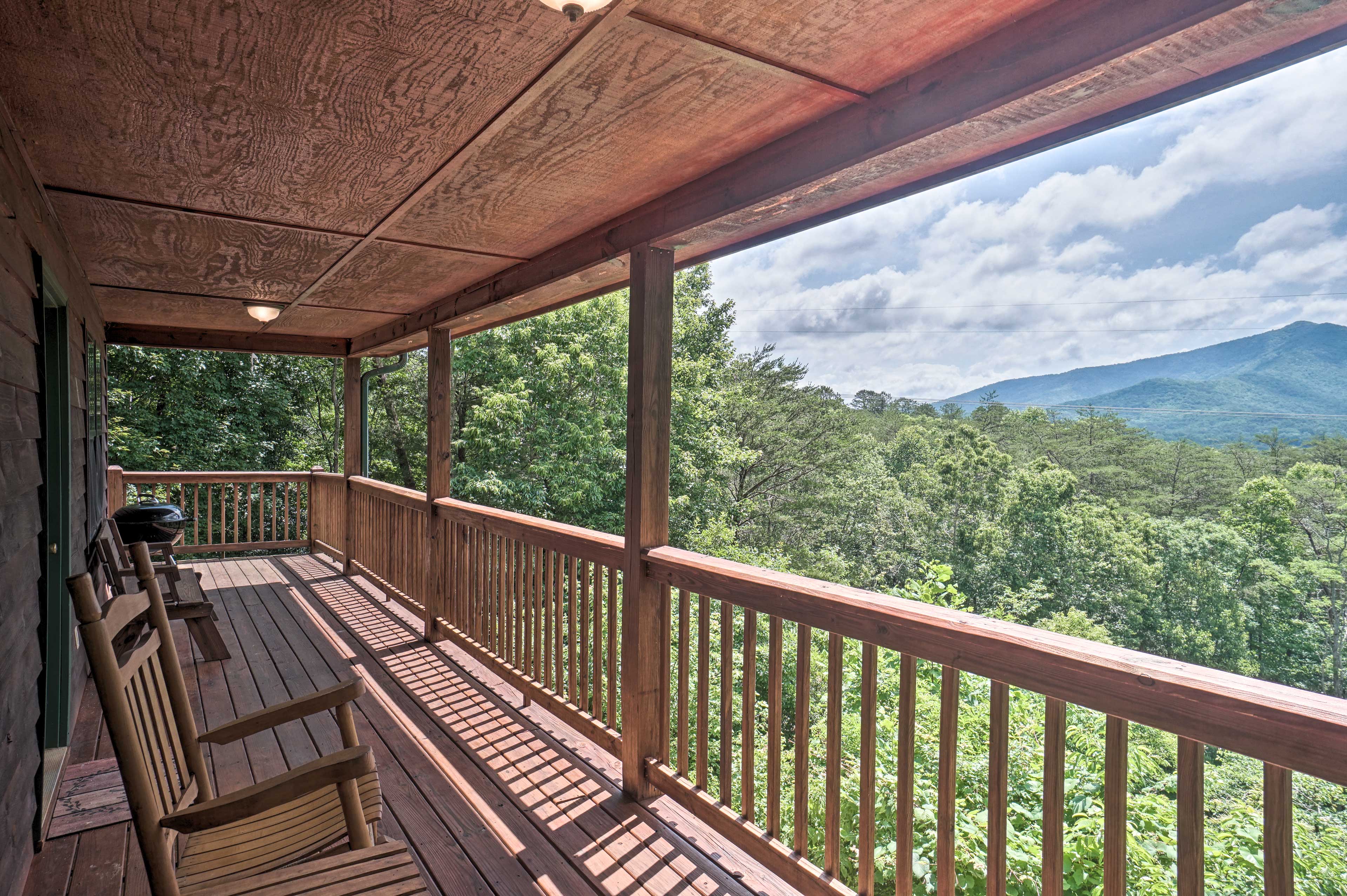 Property Image 1 - Rustic Young Harris Cabin w/ Fire Pit & Views