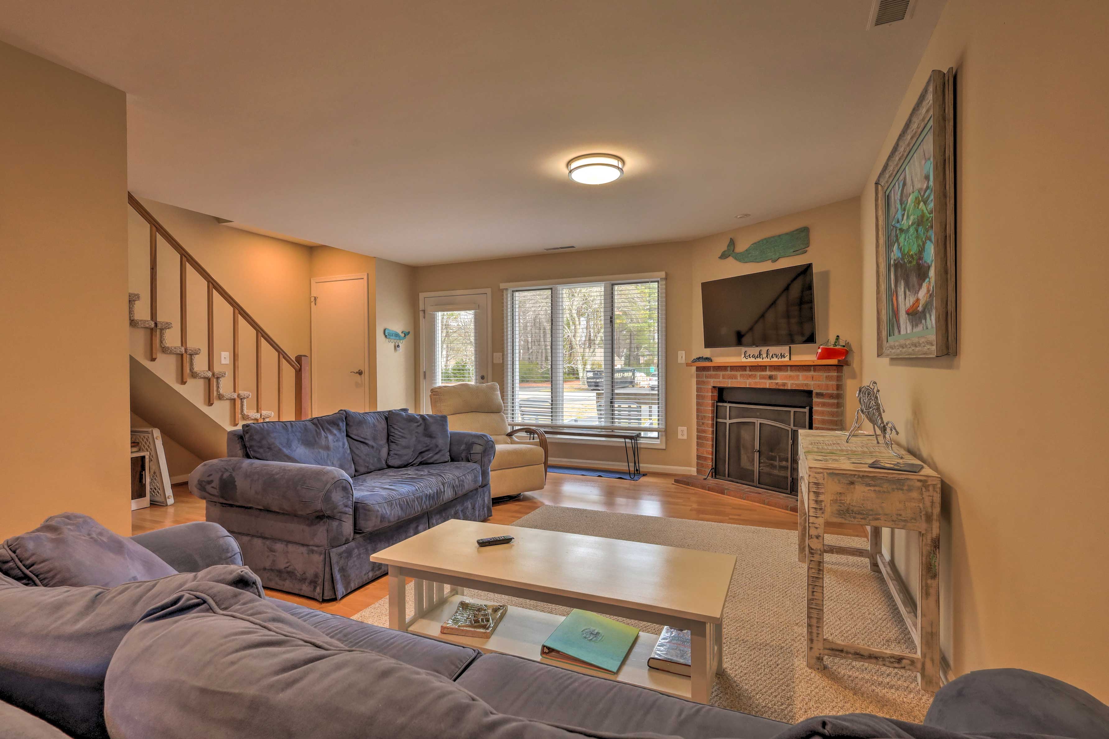 Property Image 1 - Family Townhome w/ Deck: Walk to Bethany Beach!