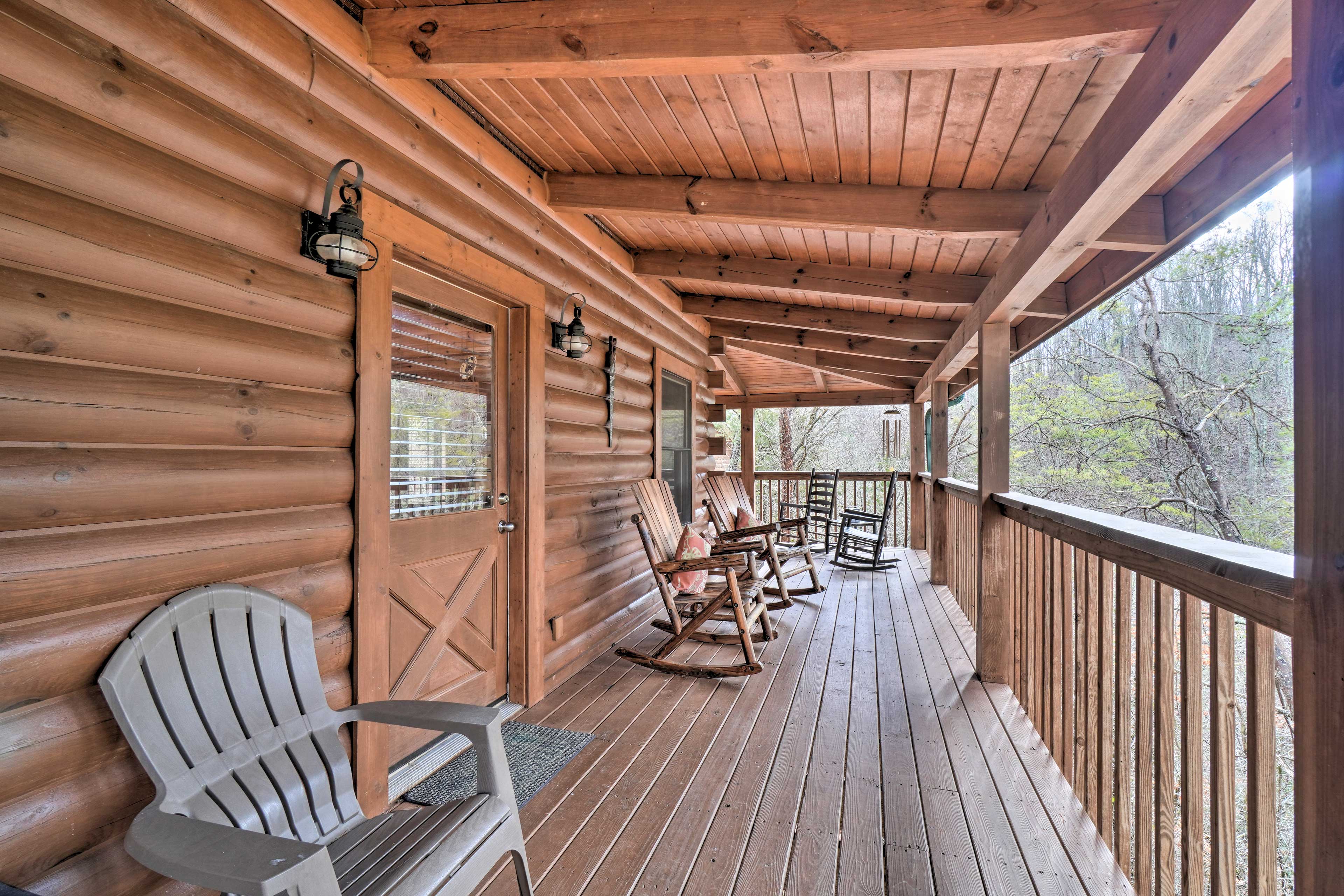 Property Image 2 - Inviting Sevierville Cabin w/ Deck & Hot Tub!