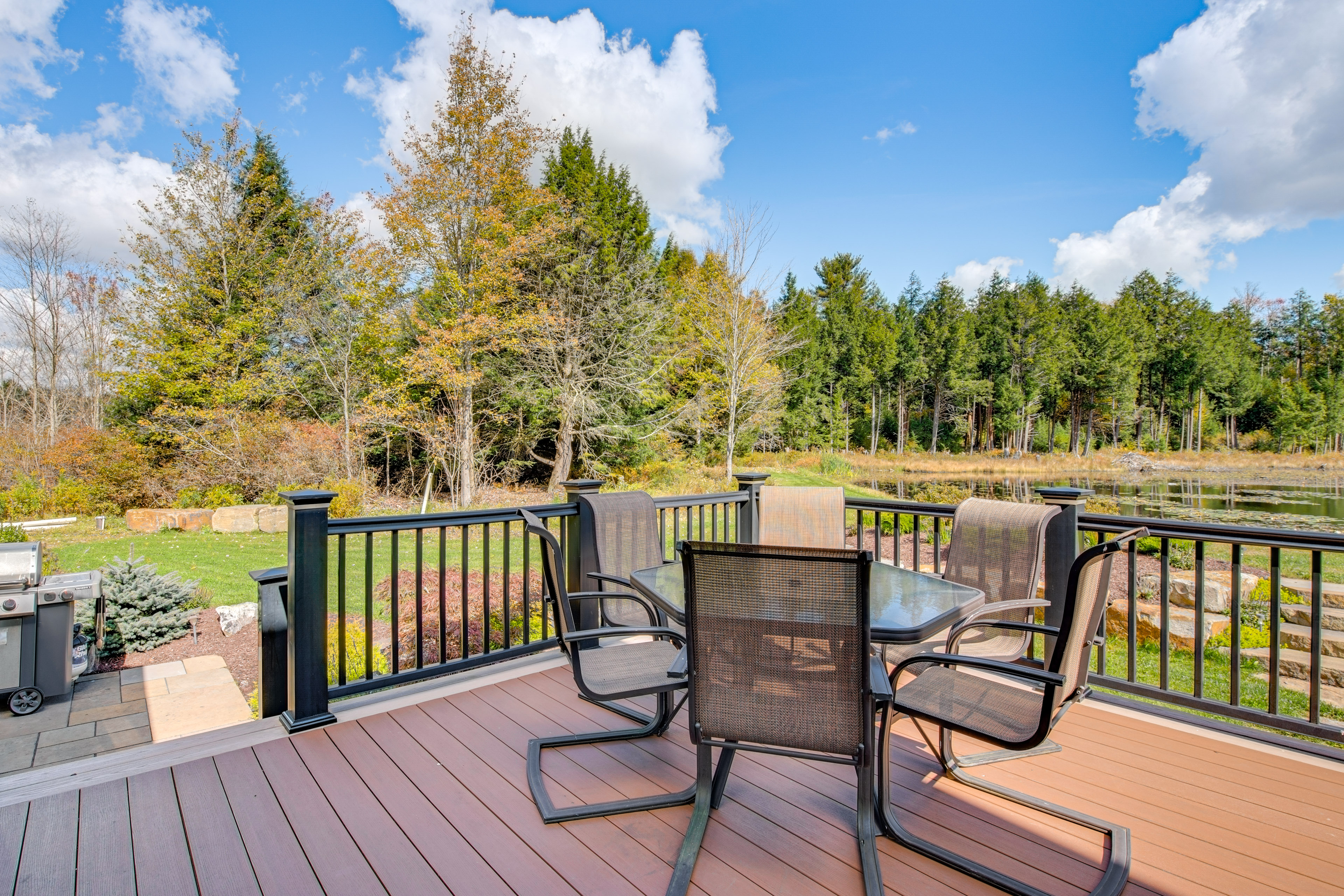 Spacious & Secluded Forksville Home: Fire Pit