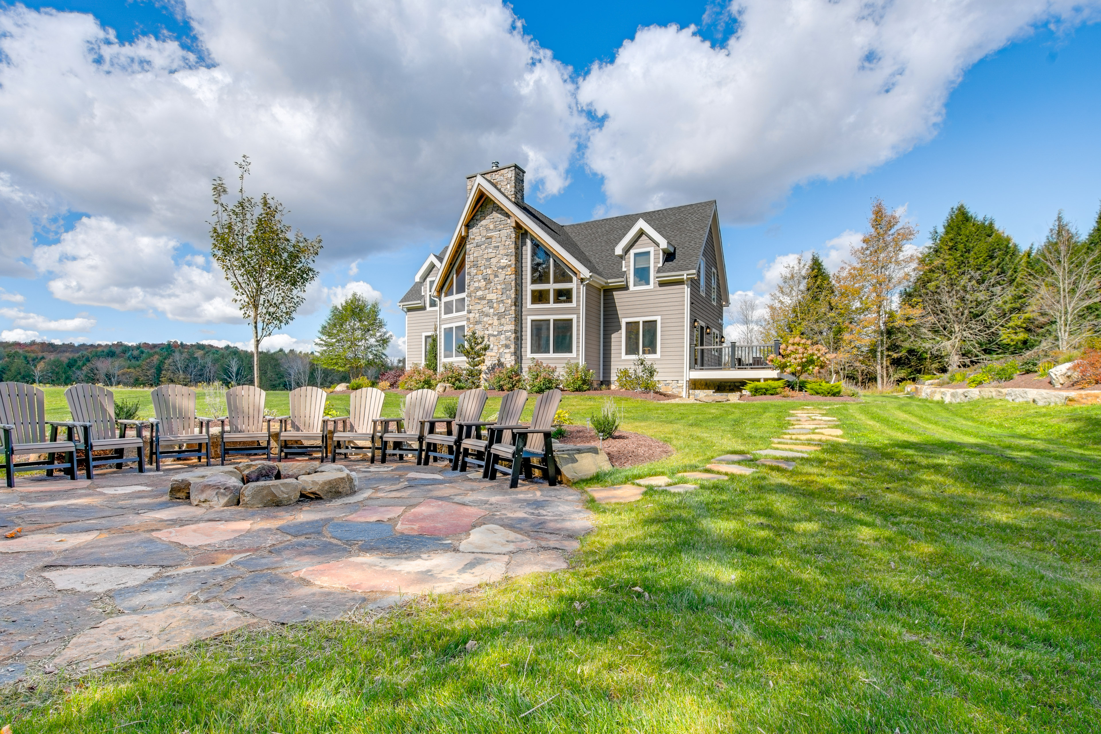 Property Image 1 - Spacious & Secluded Forksville Home: Fire Pit