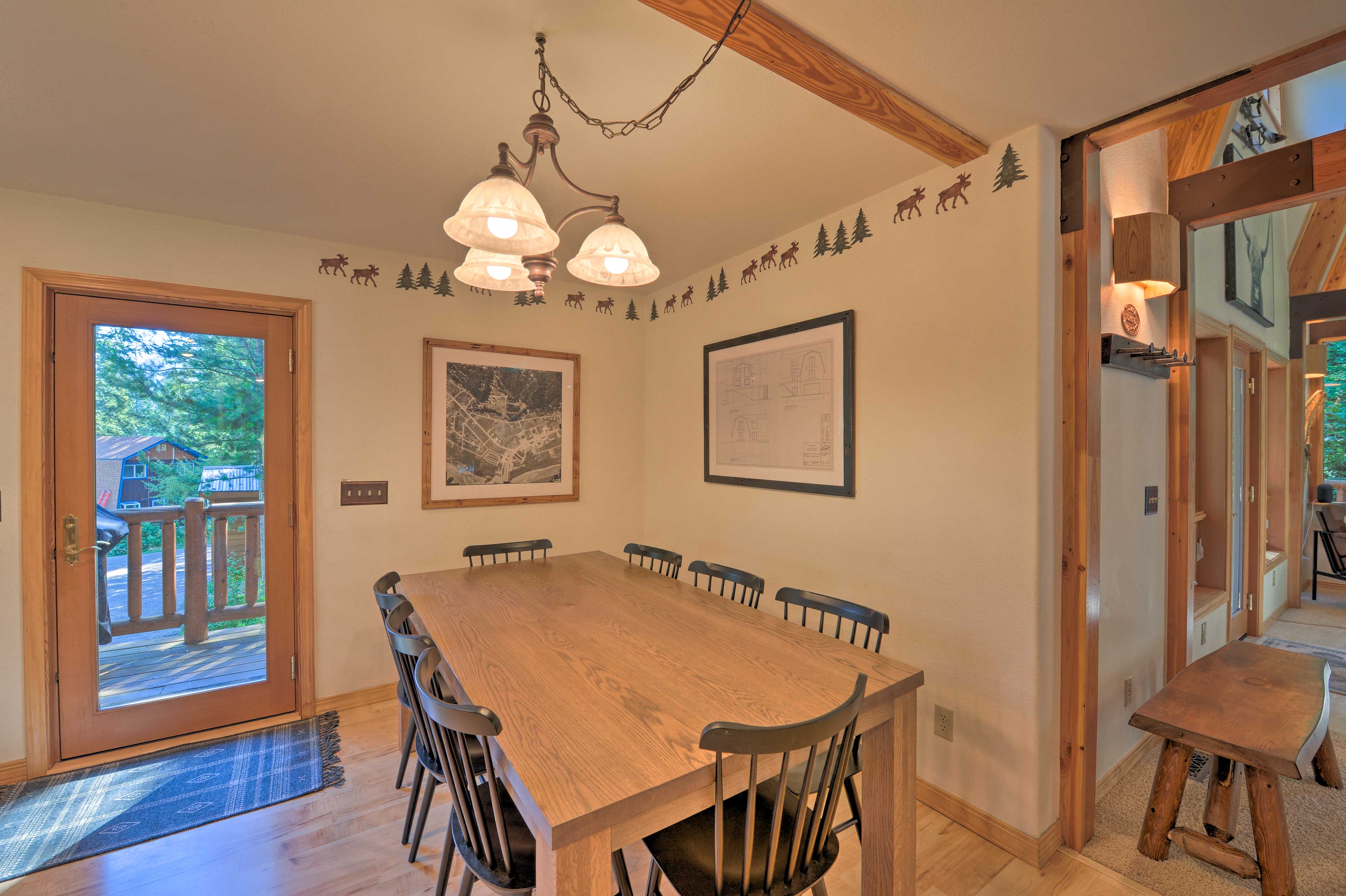 Property Image 2 - Wild Huckleberry Alpine Cabin: Fireplace & Deck!