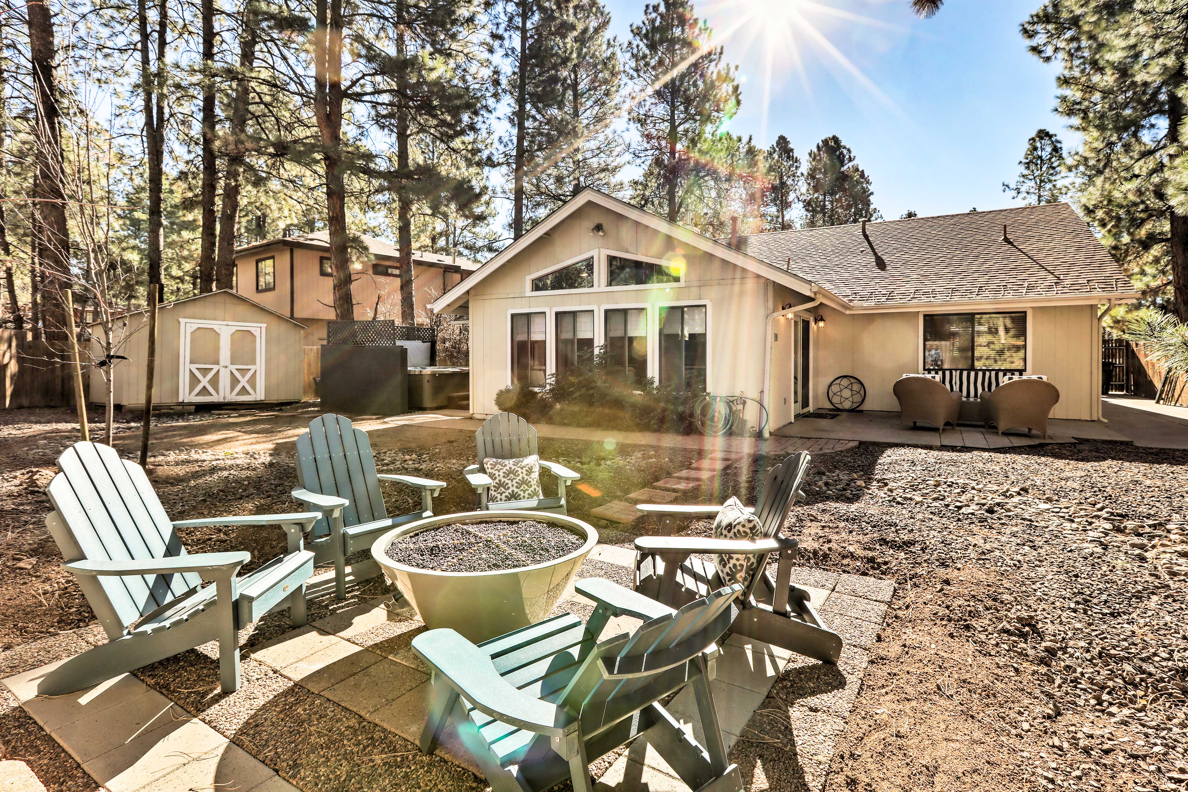 Property Image 2 - Stylish Flagstaff Hideaway w/ Hot Tub & Fire Pit!