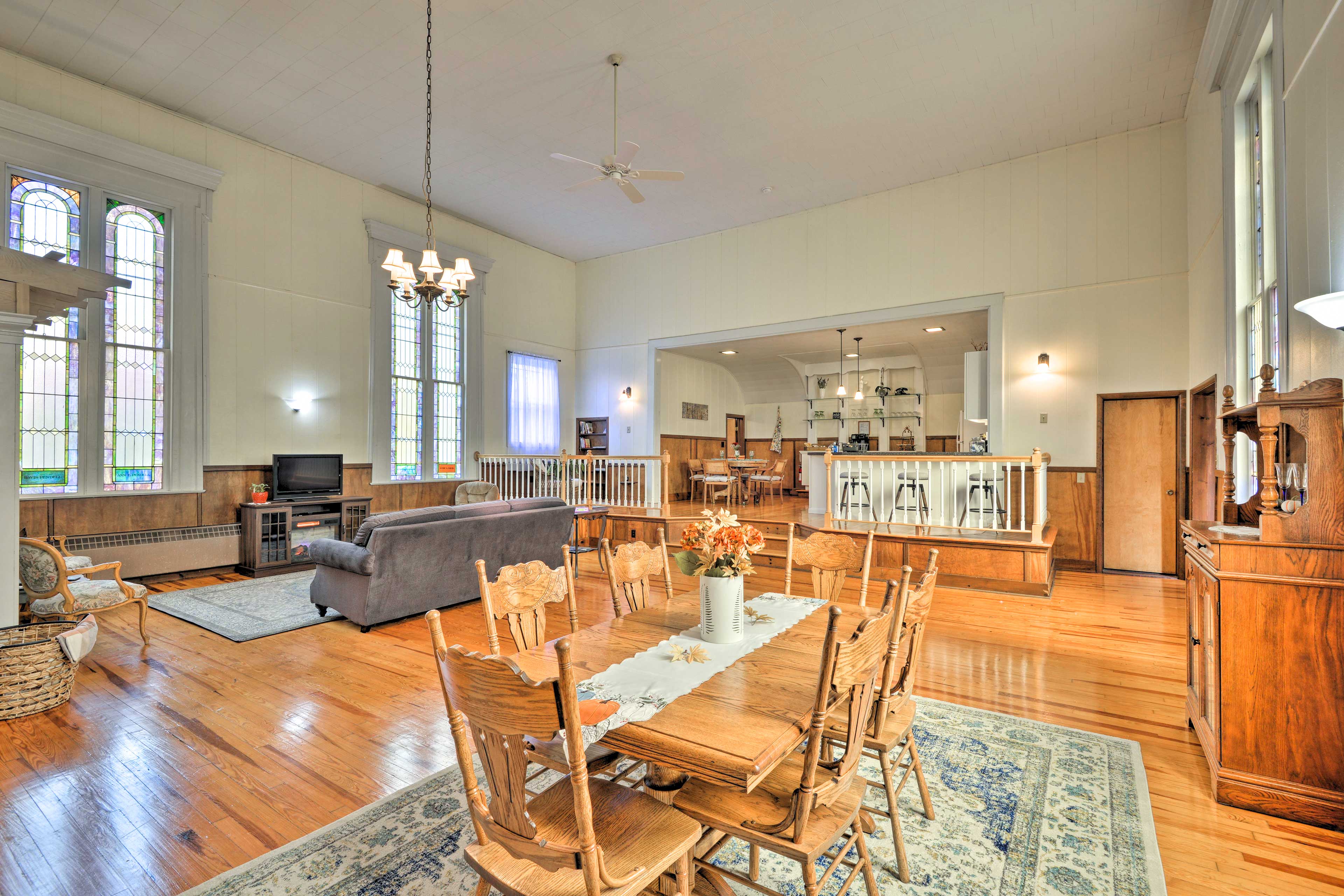 Property Image 1 - Lisle Apt: Fireplace & Stained Glass Windows!