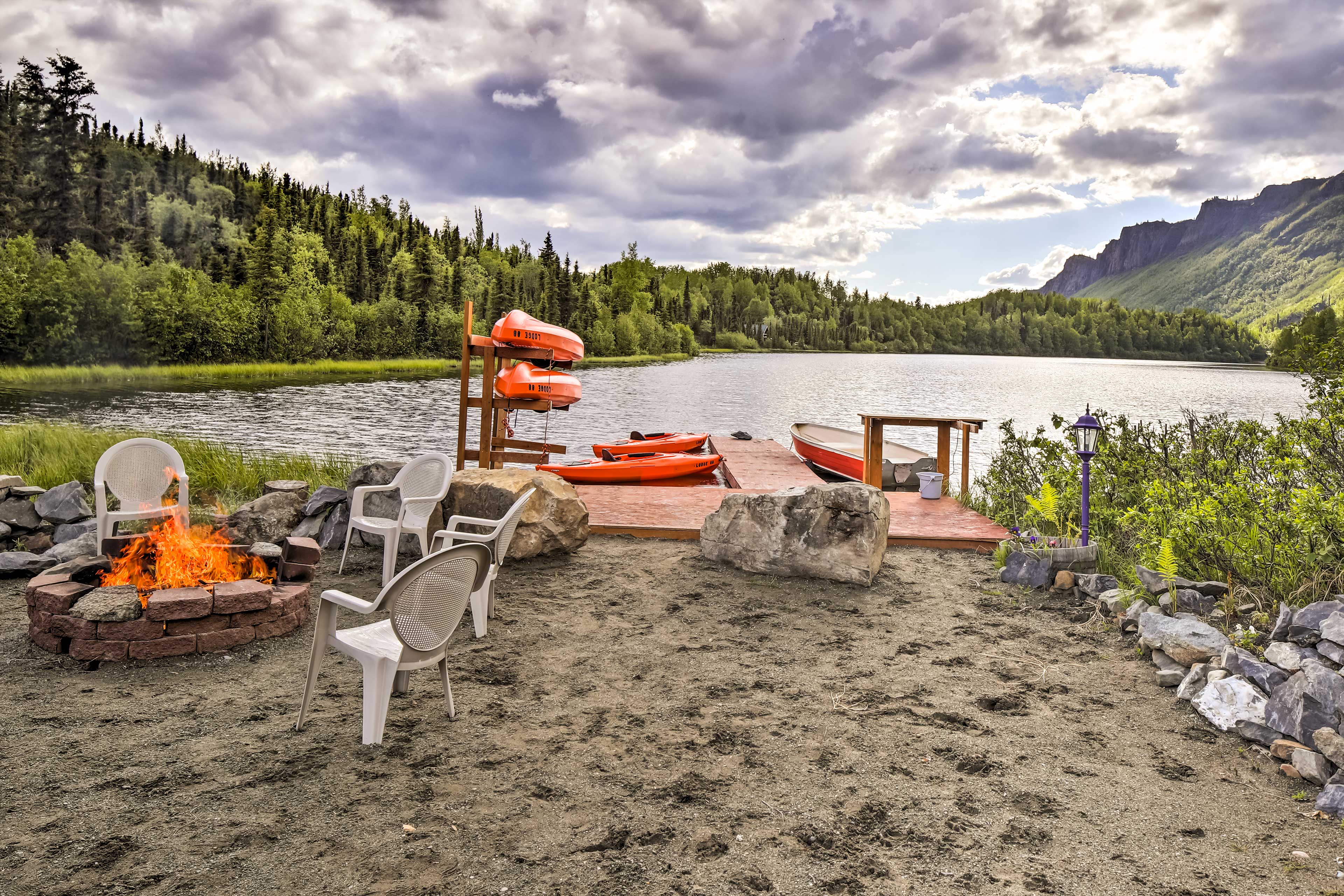 Property Image 1 - ’Lodge 88’ - Steps to Weiner Lake w/ Dock & Boat!