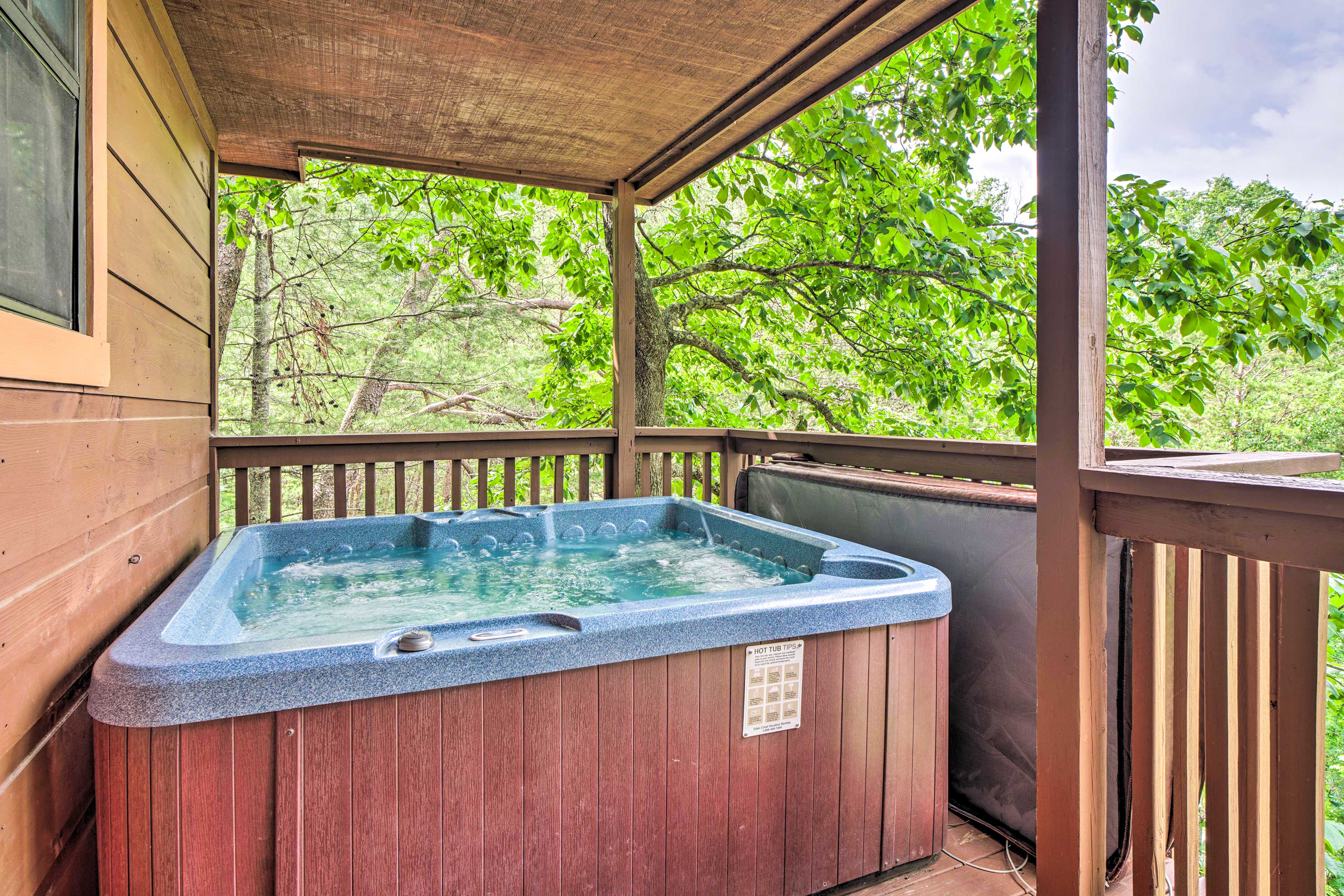 Property Image 2 - Central Sevierville Cabin w/ Hot Tub & Views!