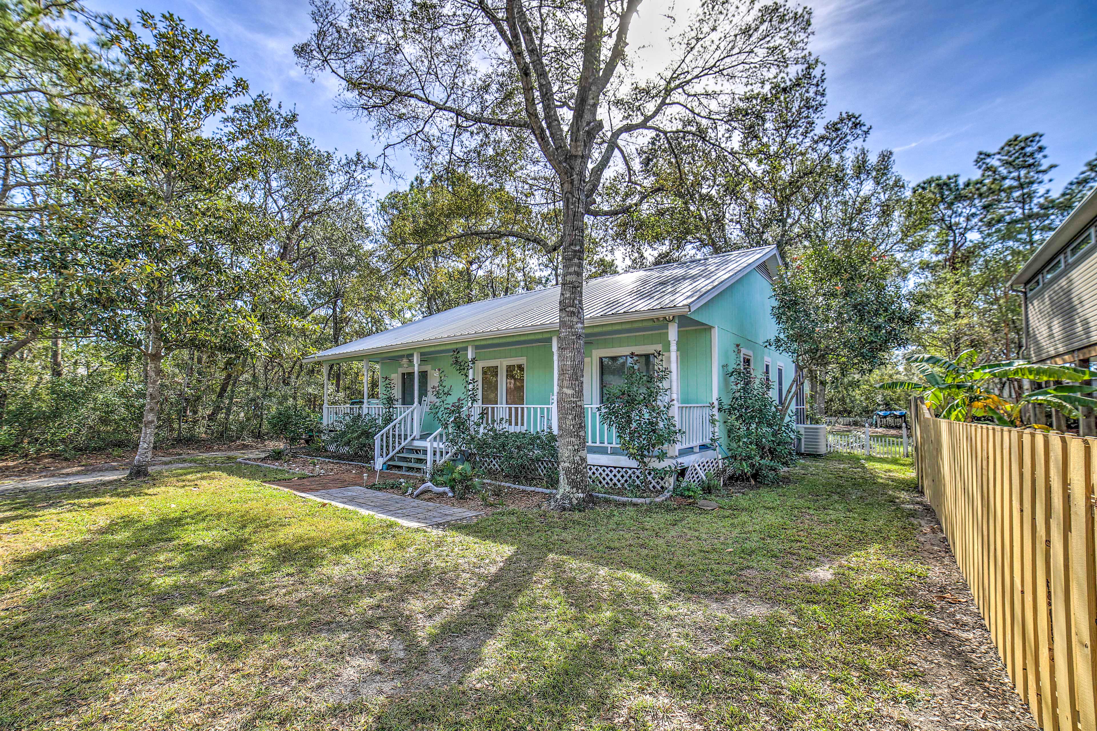 Property Image 1 - Oak Island Home w/ Yard < 1 Mi to the Beach!