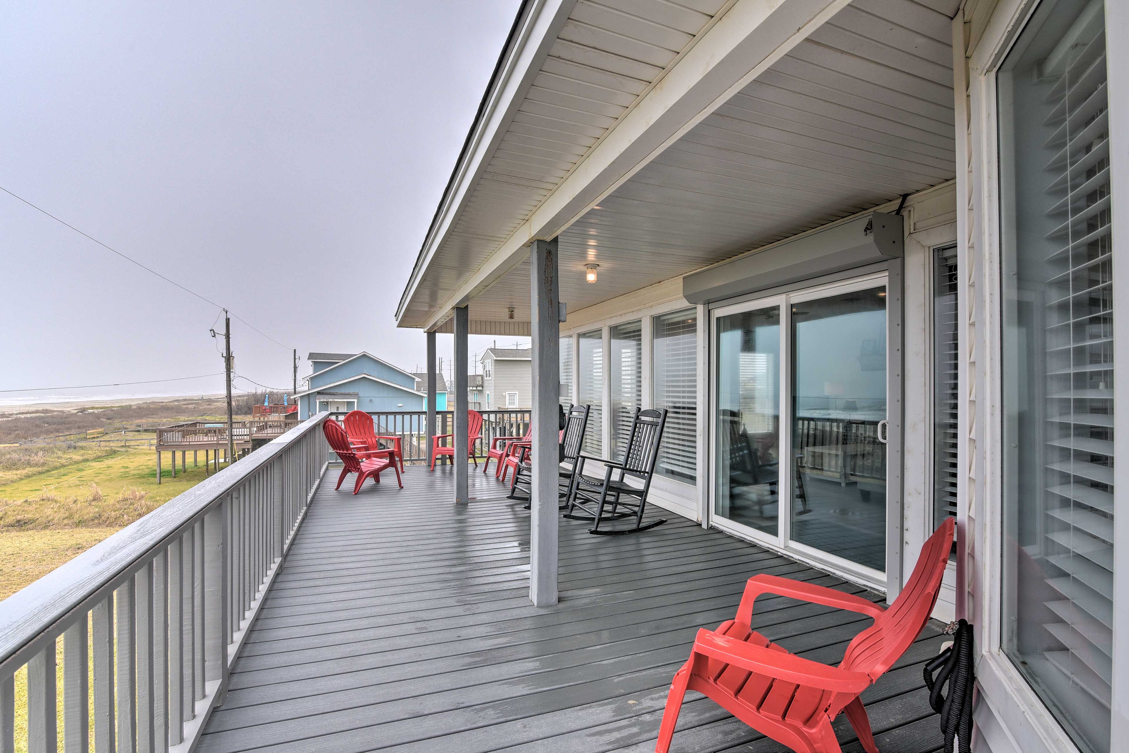 Property Image 2 - Oceanfront Galveston Home - Walk to Beach!