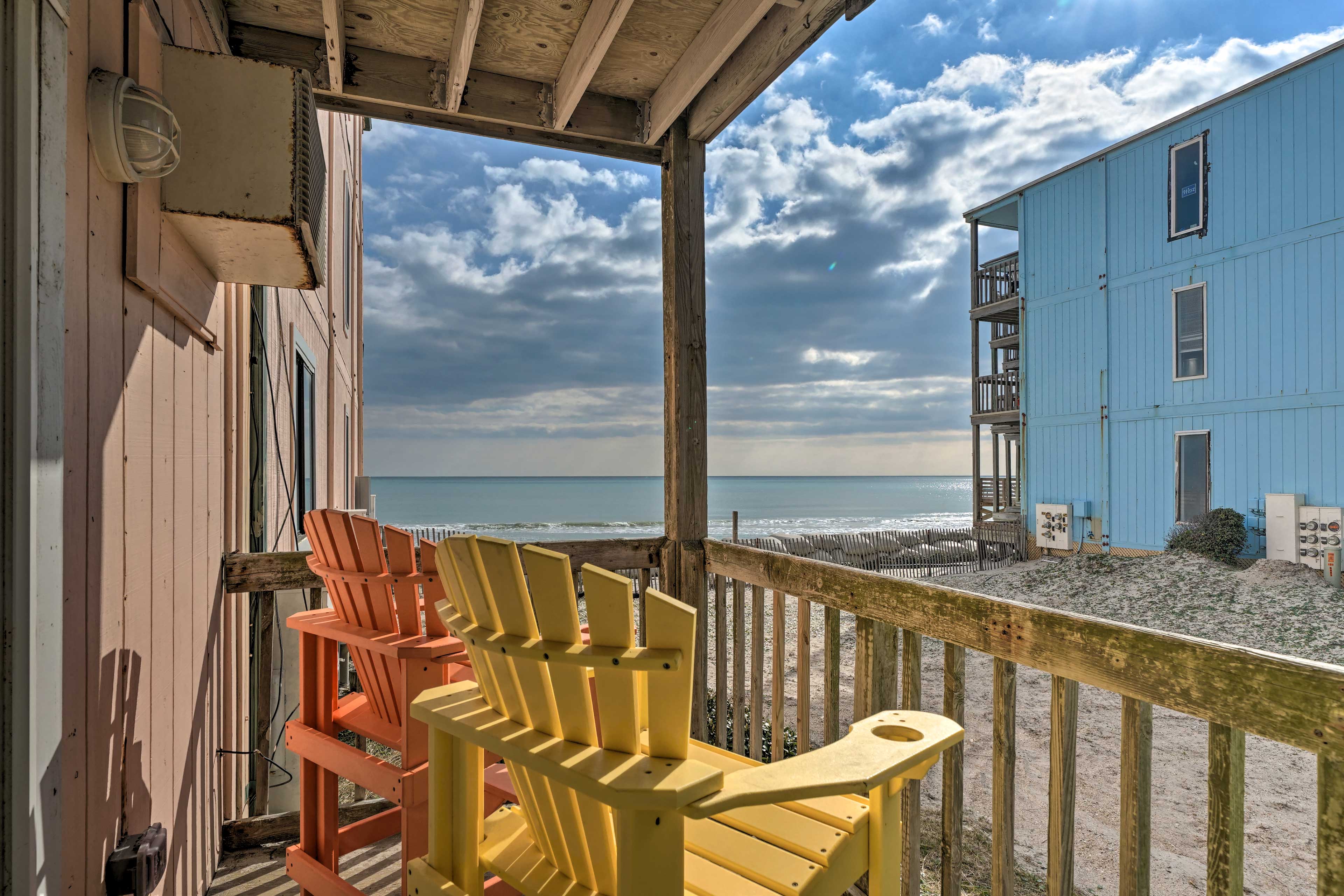 Property Image 1 - Oceanfront Topsail Beach Retreat - Steps to Shore!