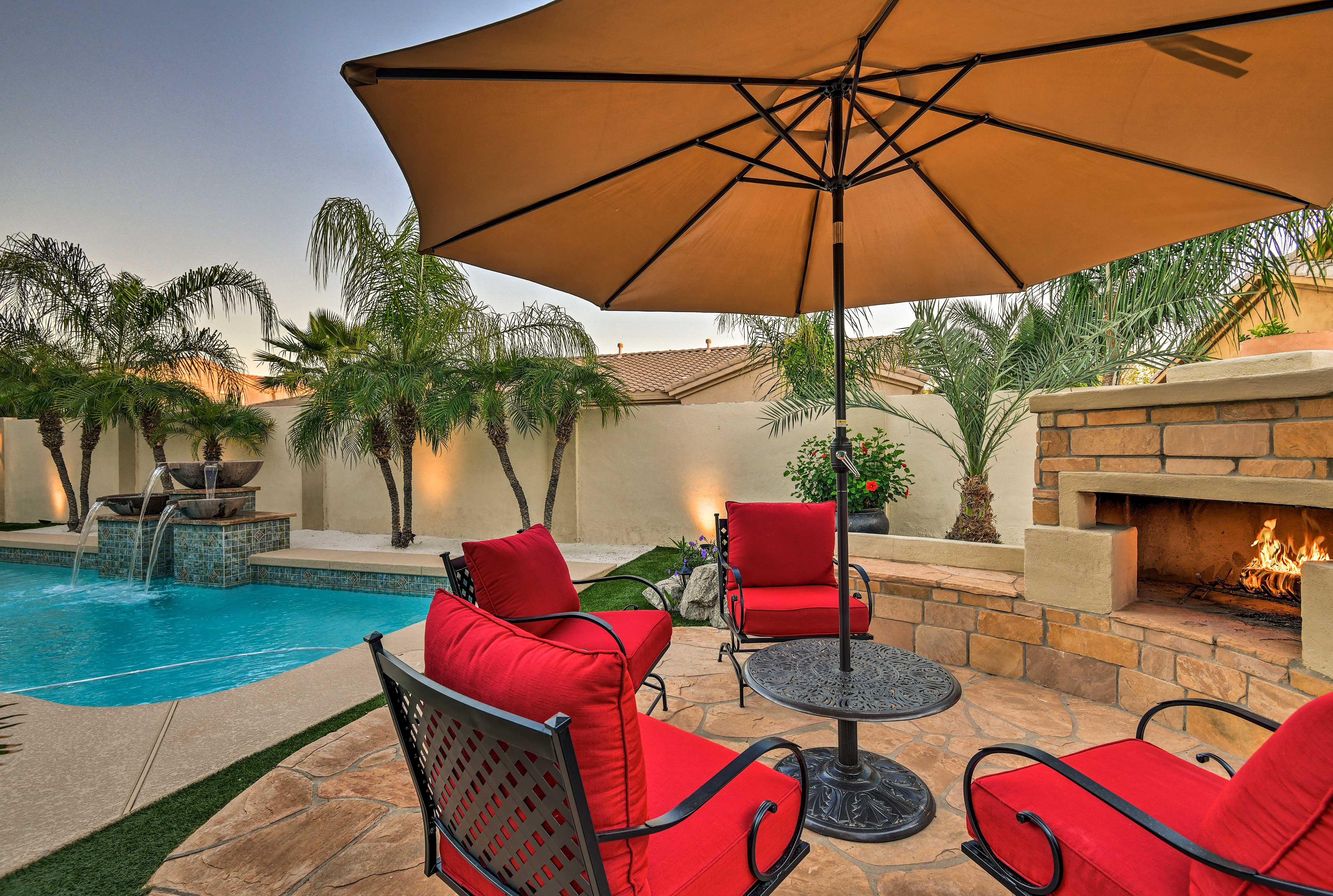 Property Image 2 - Luxe Gilbert Home w/ Heated Pool + Putting Green!