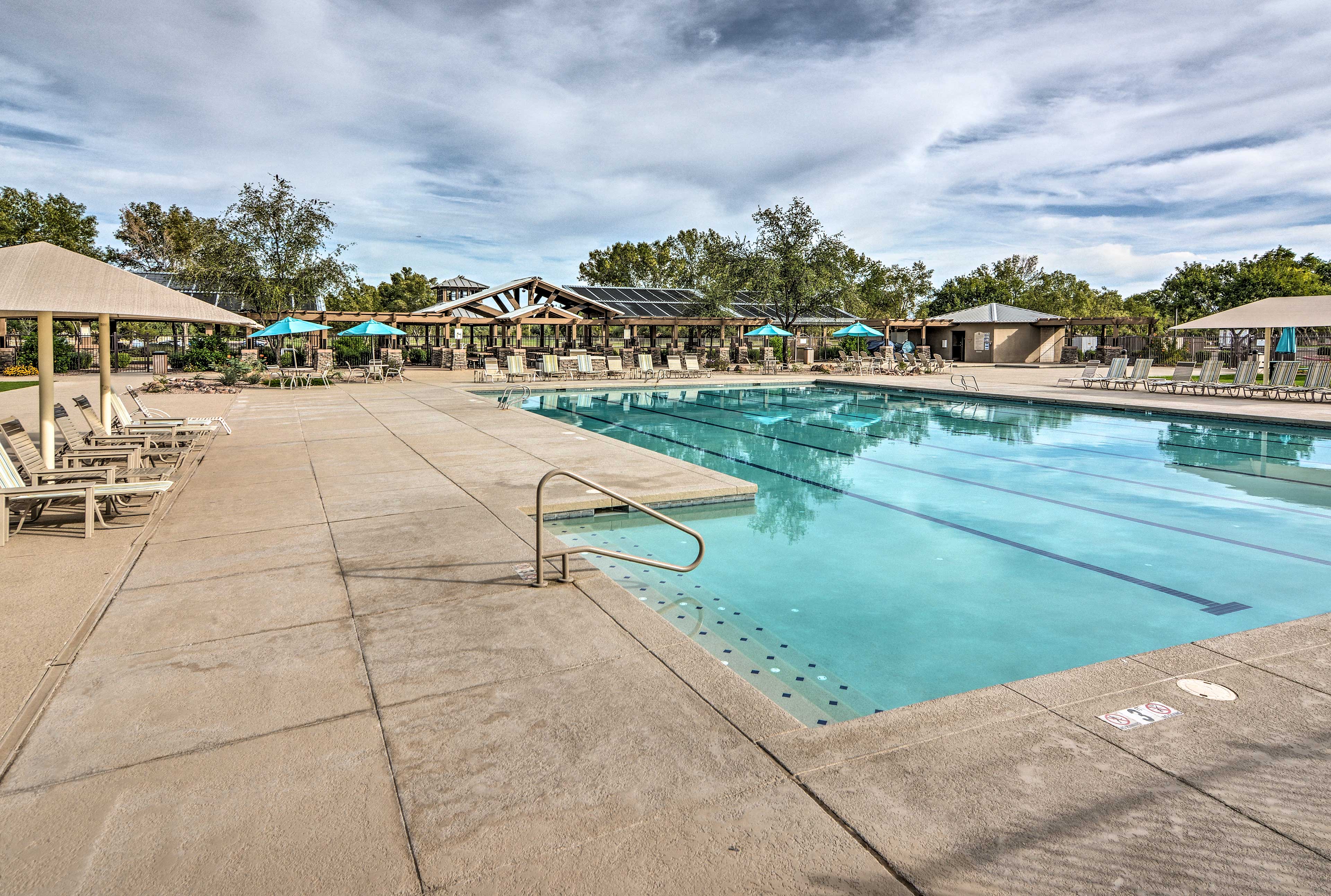 Property Image 1 - Luxe Gilbert Home w/ Heated Pool + Putting Green!