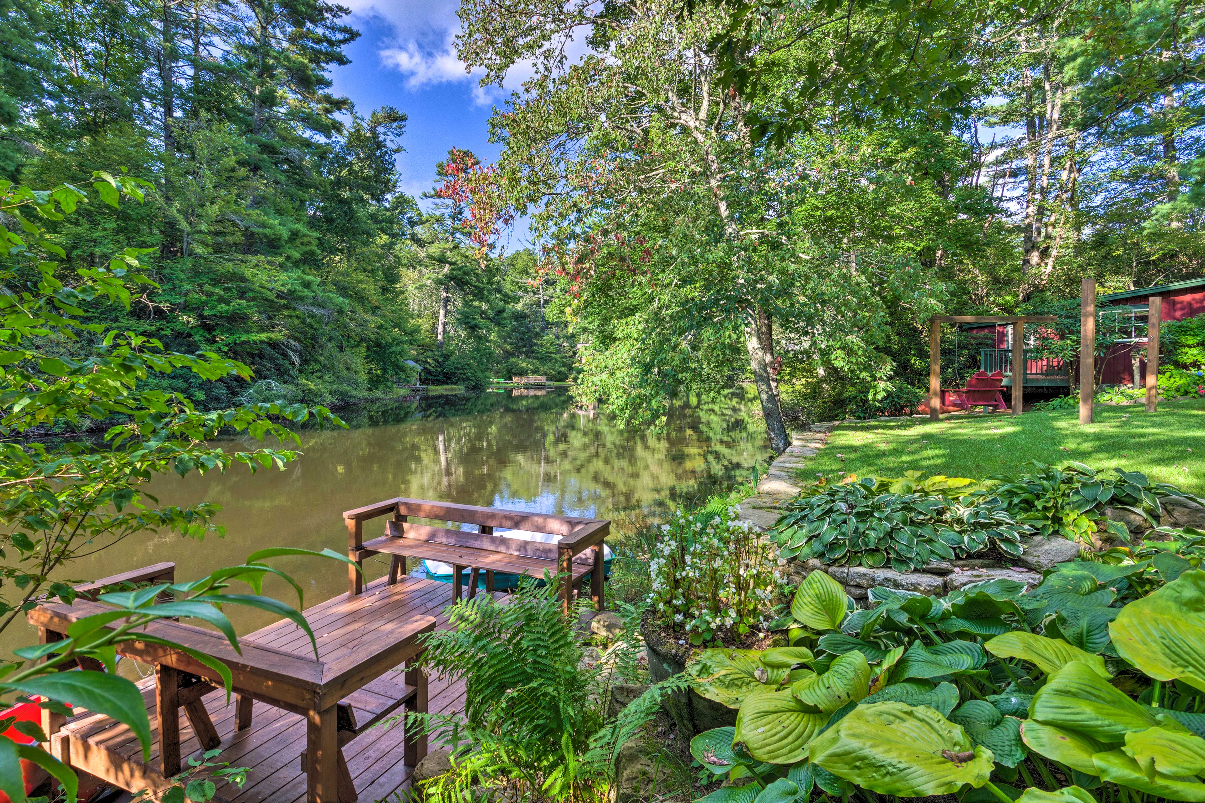 Property Image 1 - Waterfront Home w/ Boat Dock on Mirror Lake!