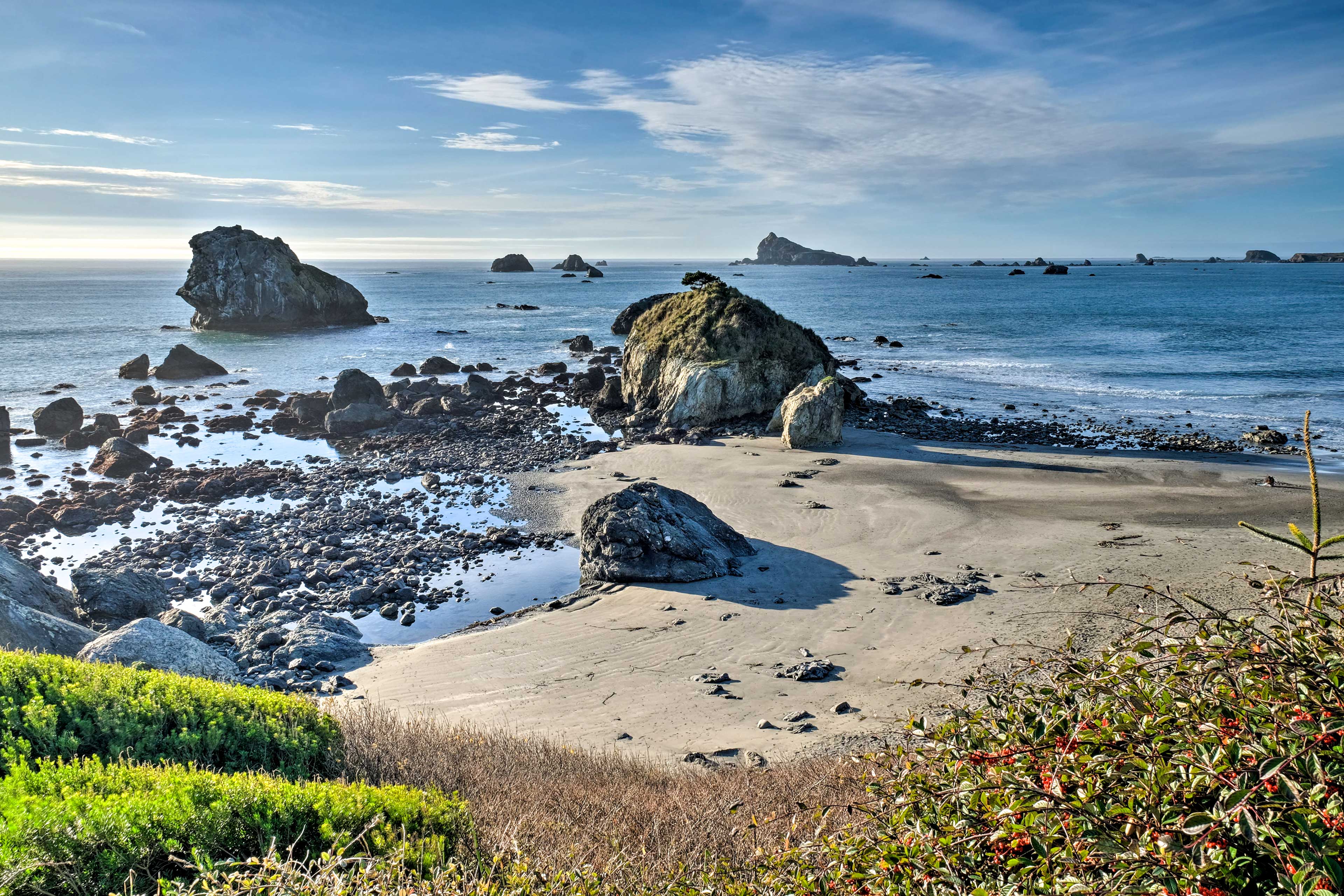 Property Image 2 - Unique Dog-Friendly Log Cabin: Short Walk to Ocean