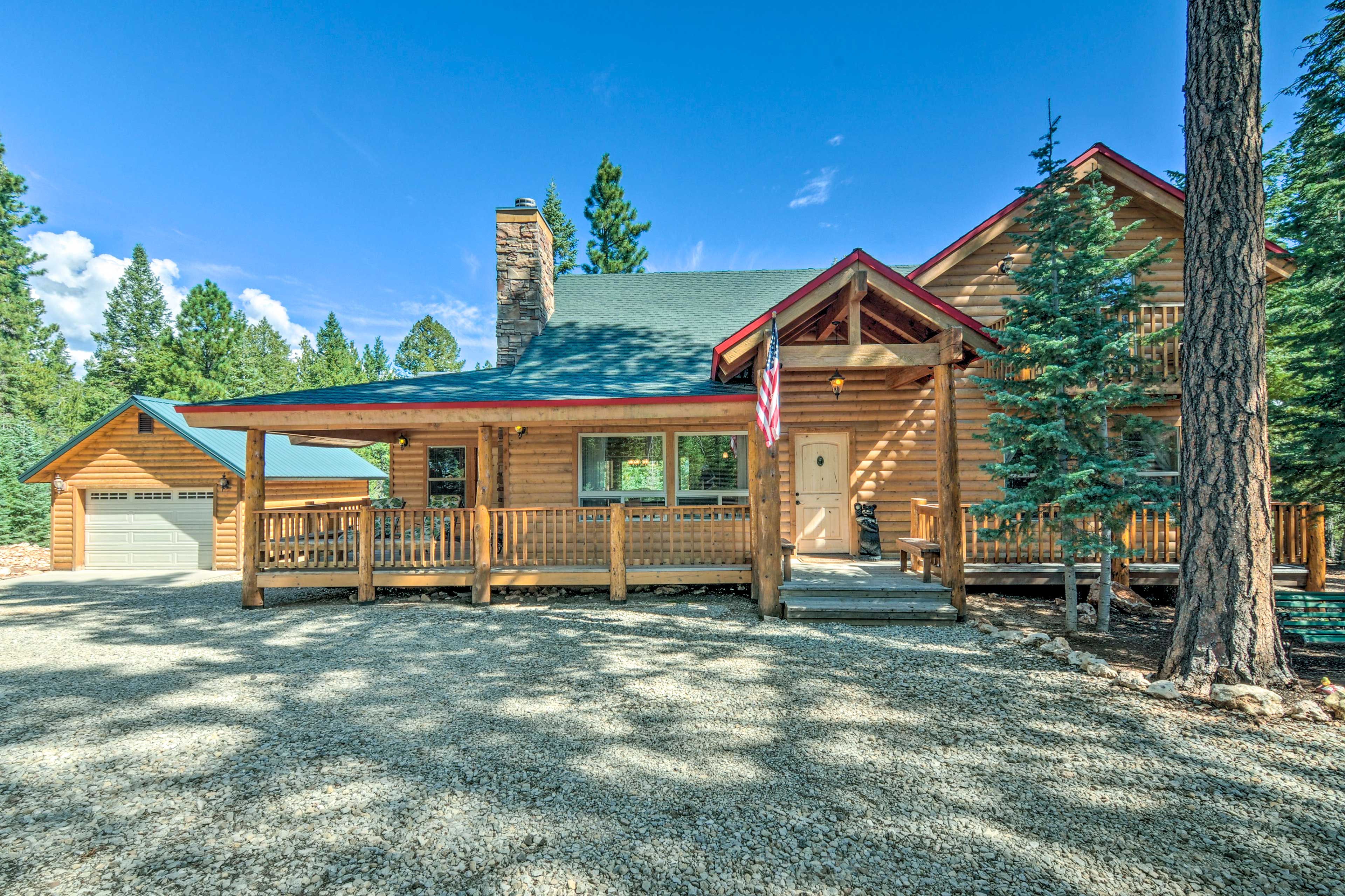 Property Image 1 - Duck Creek Village Cabin: Hike, Ski, & Bike!