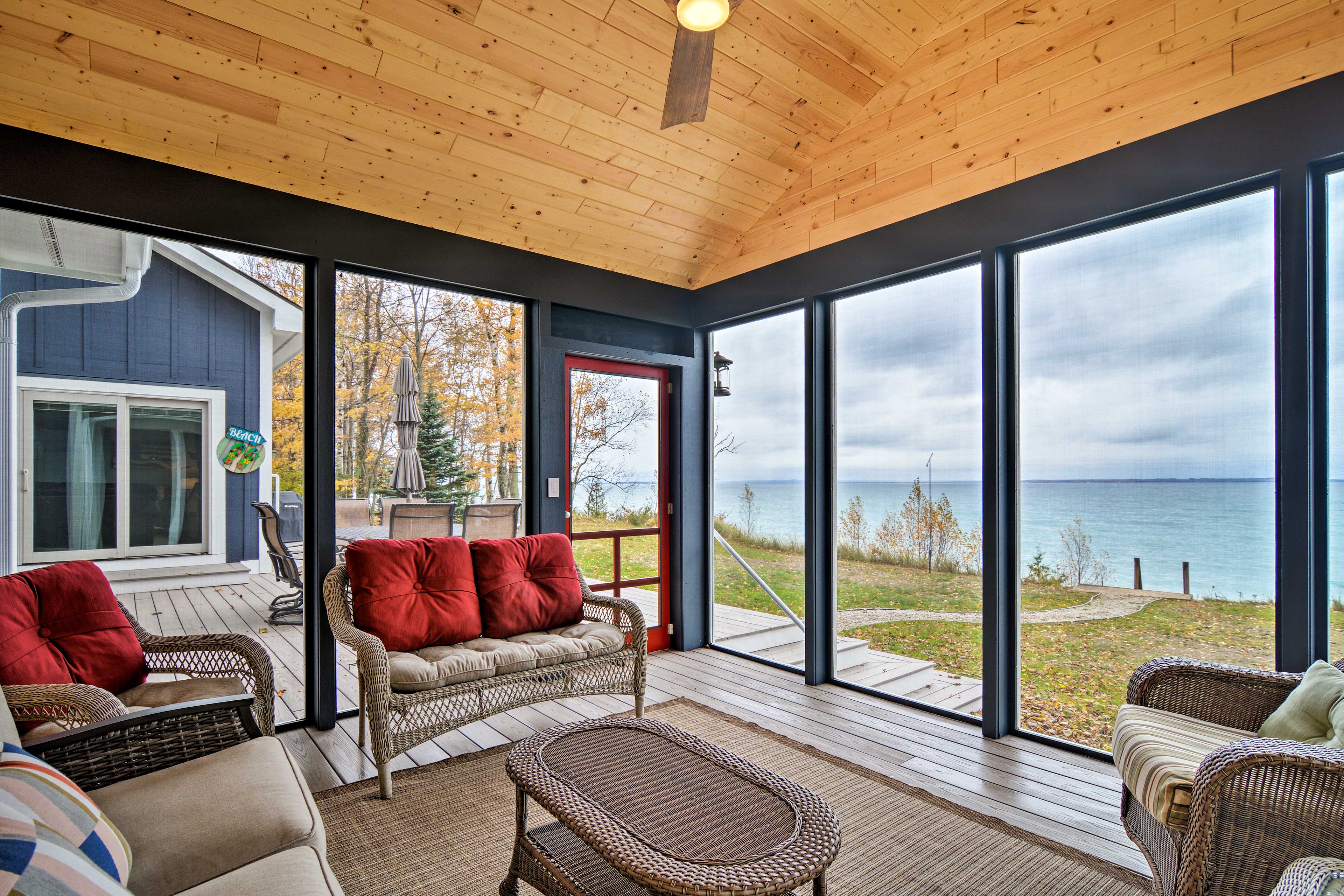 Property Image 2 - Fire Pit, Smart TV: Waterfront Charlevoix Home