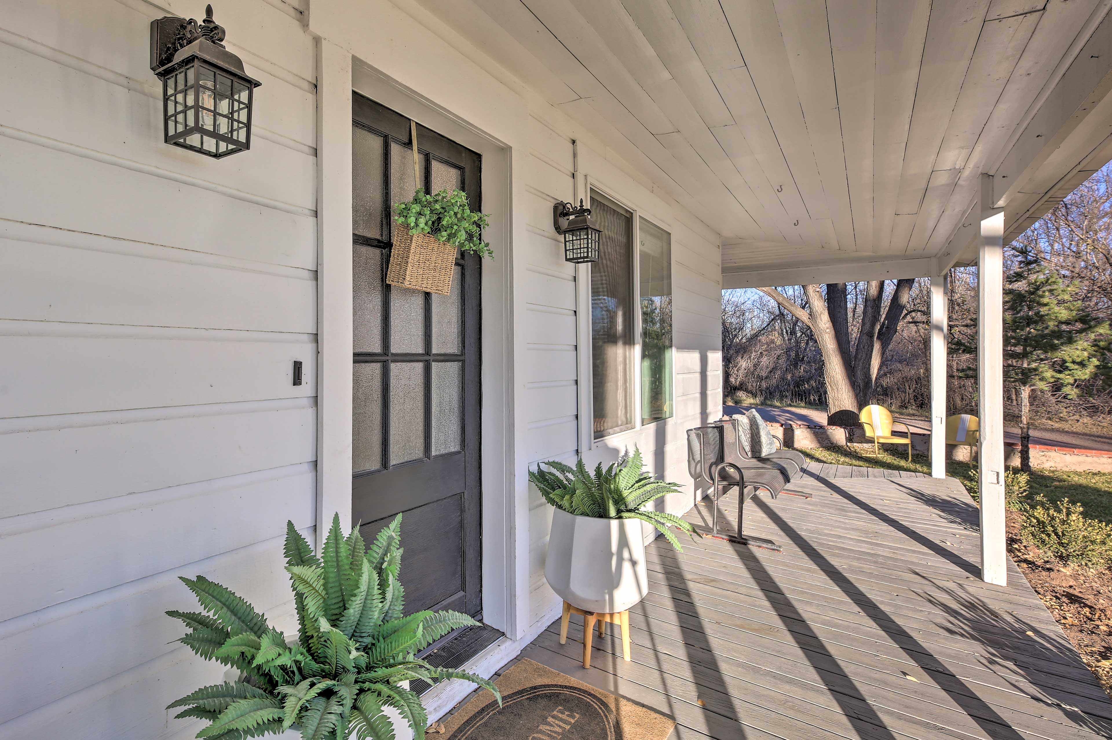 Property Image 1 - Peaceful Luna Farmhouse with Wraparound Porch!