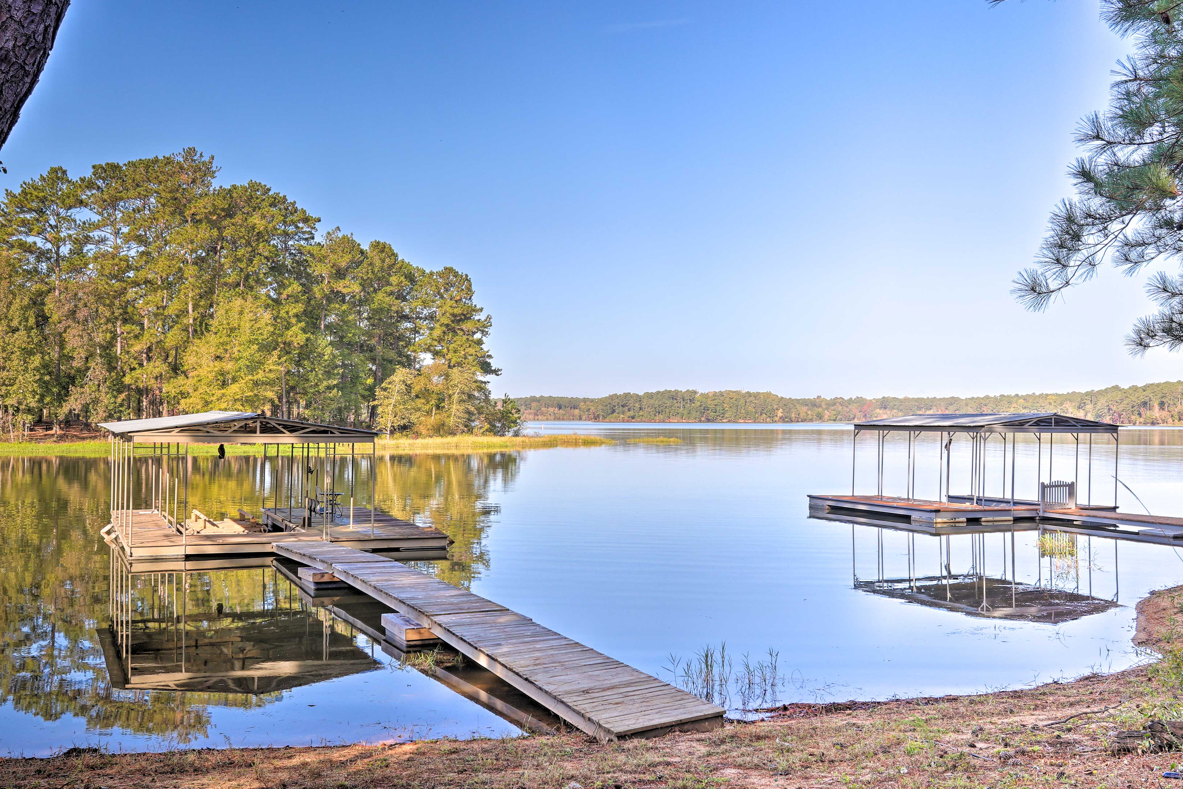 Property Image 1 - Peaceful Tignall Cabin on Strom Thurmond Lake!